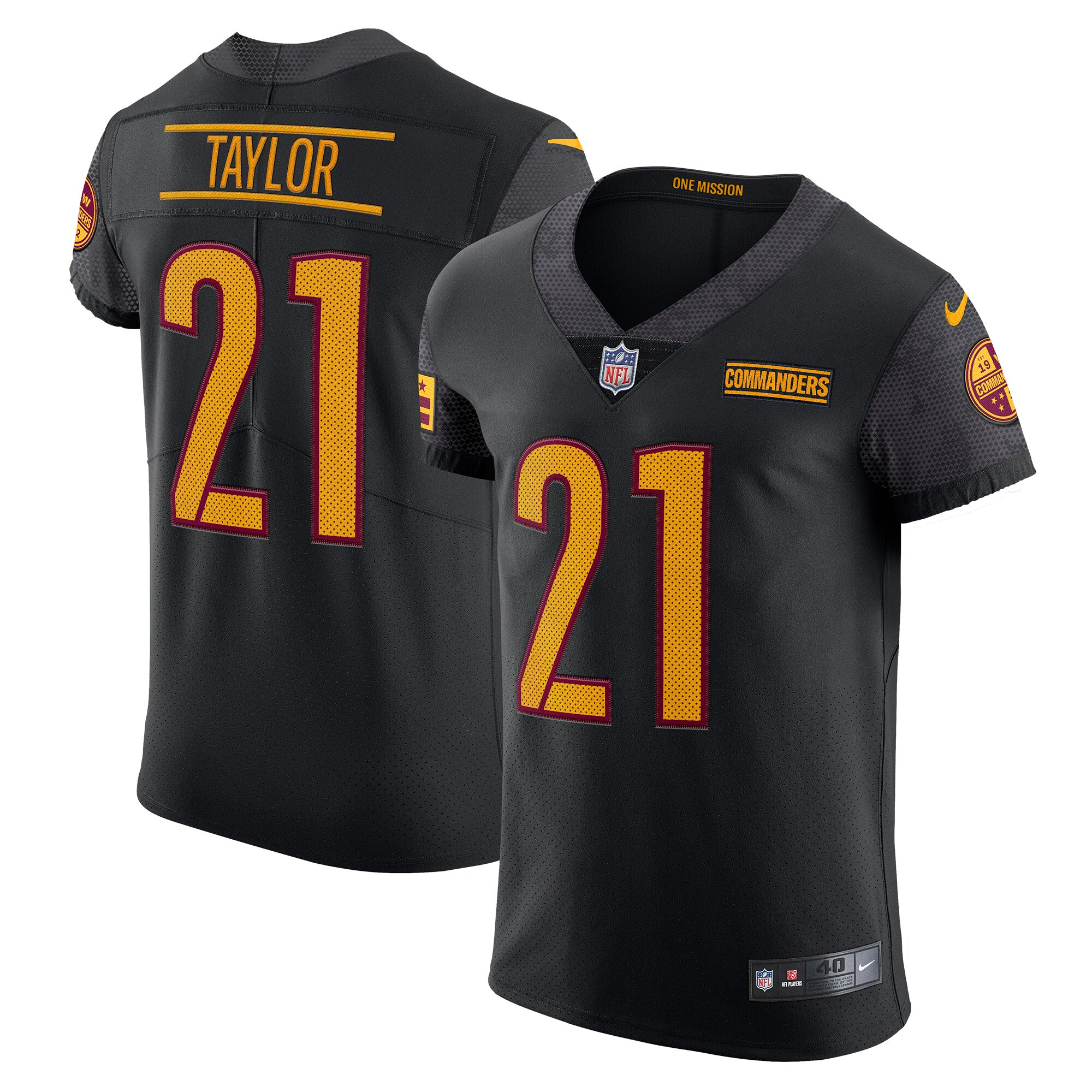 Hunk Wear - Sean Taylor Washington Commanders Nike Vapor Elite Retired Player Jersey ' Black