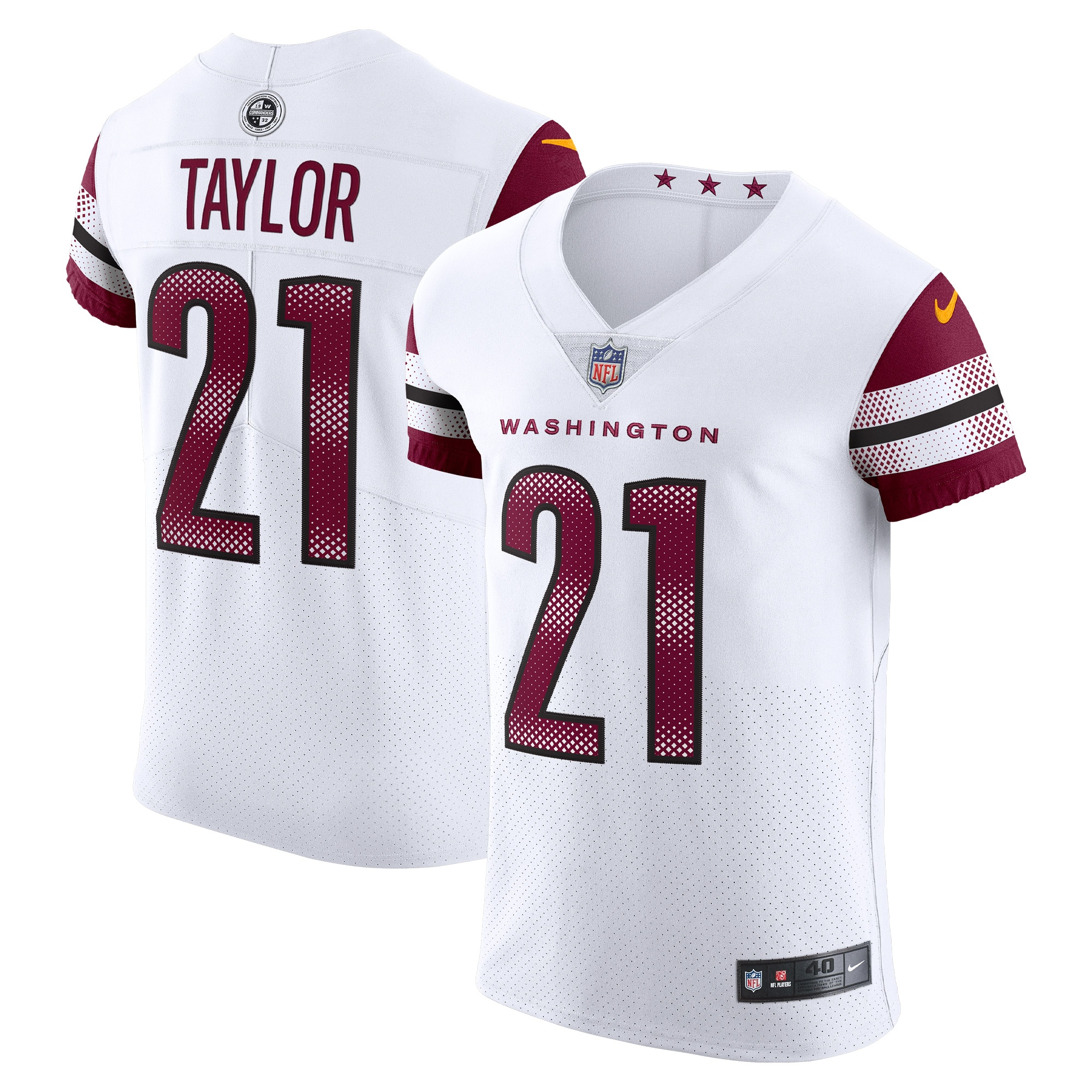 Hunk Wear - Sean Taylor Washington Commanders Nike Vapor Elite Retired Player Jersey – White
