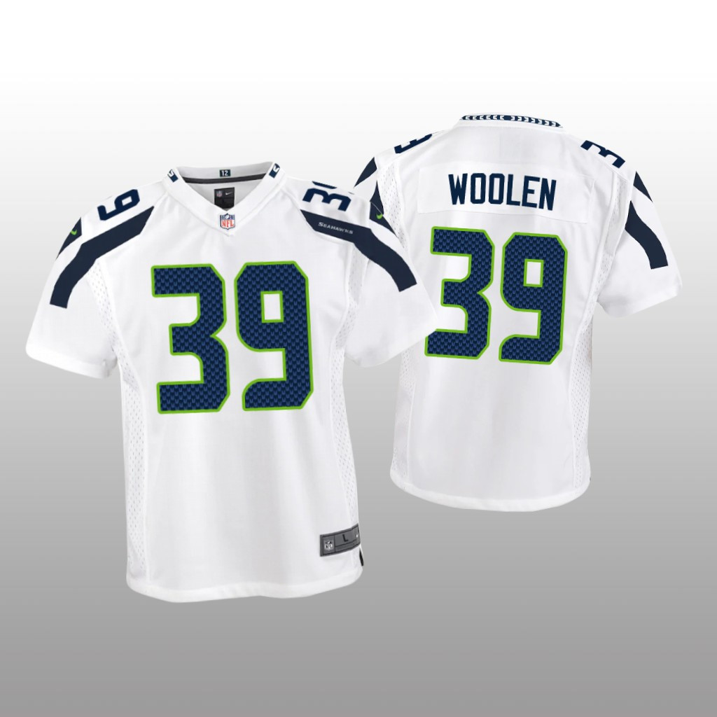 Hunk Wear - Seattle Seahawks Tariq Woolen White Jersey Game - Youth