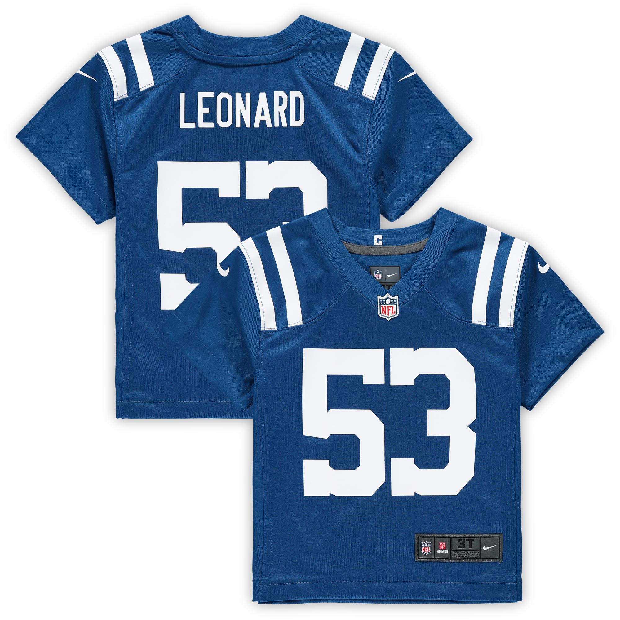 Hunk Wear - Shaquille Leonard Indianapolis Colts Nike Toddler Game Jersey ' Royal