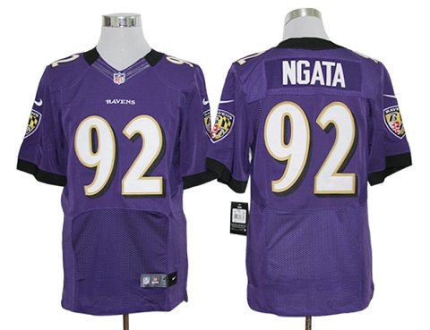 Hunk Wear - Size 60 4XL-Haloti Ngata Baltimore Ravens #92 Purple Stitched Nike Elite NFL Jerseys