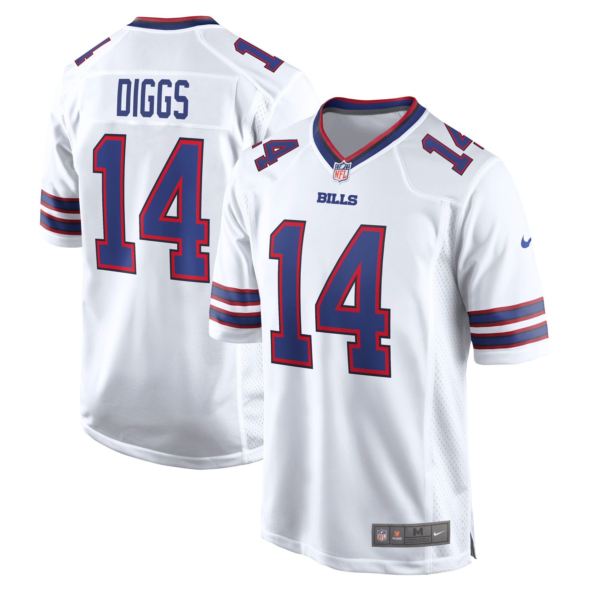 Hunk Wear - Stefon Diggs Buffalo Bills Nike Game Jersey ' White