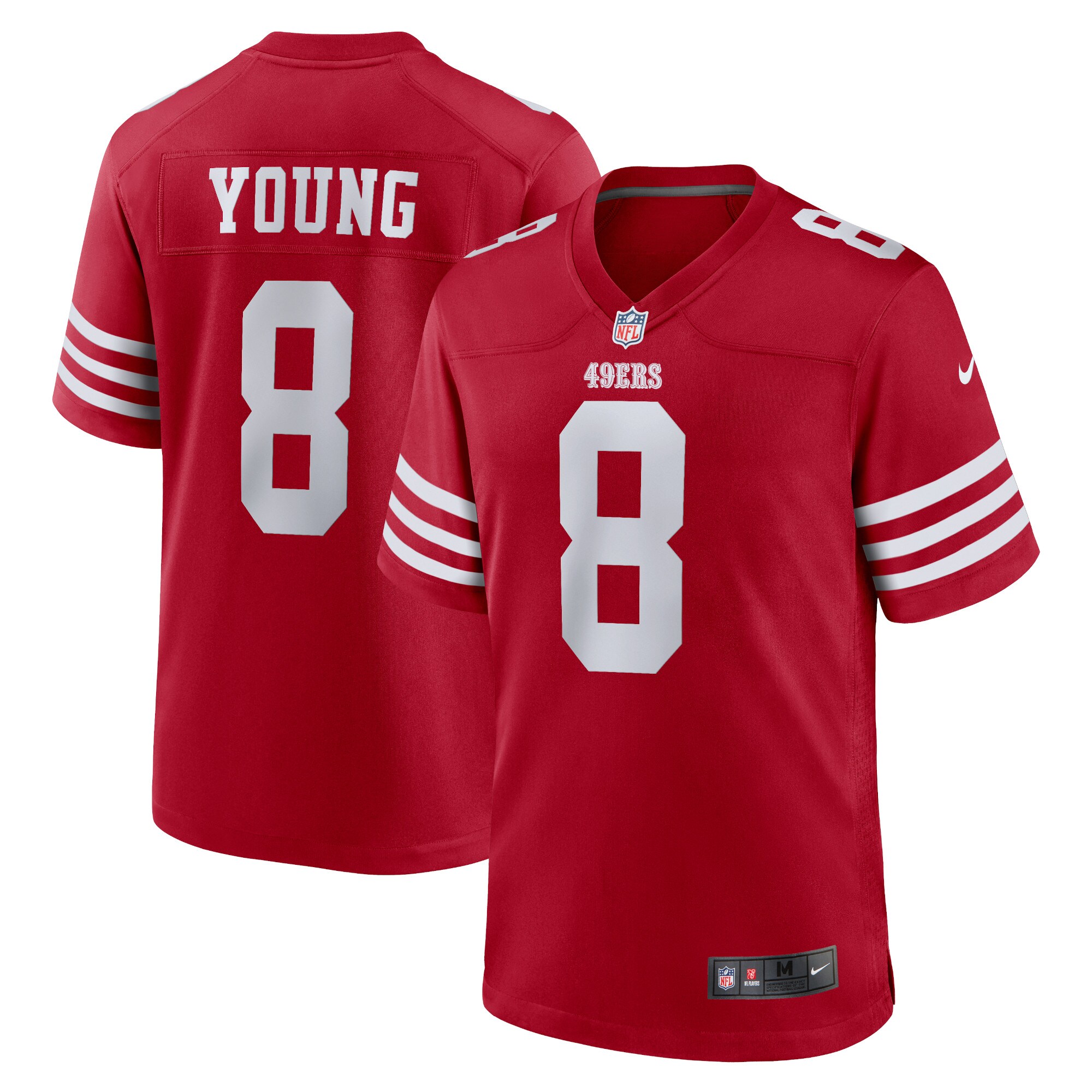 Hunk Wear - Steve Young San Francisco 49ers Nike Retired Player Game Jersey ' Scarlet
