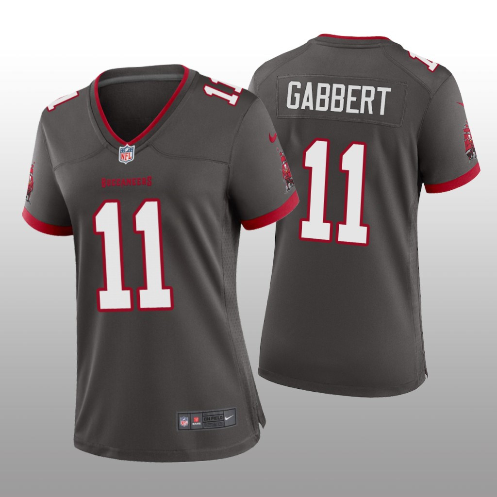 Hunk Wear - Tampa Bay Buccaneers Blaine Gabbert Pewter Jersey Alternate Game - Women's