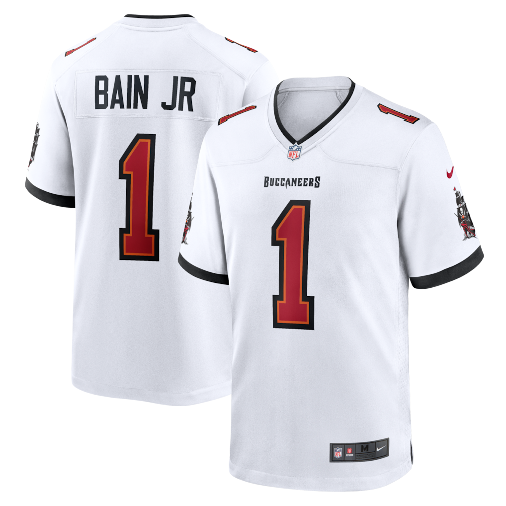 Hunk Wear - Tampa Bay Buccaneers Rueben Bain Jr. 2026 NFL Draft First Round Pick No. 15 Team Game Jersey ' White