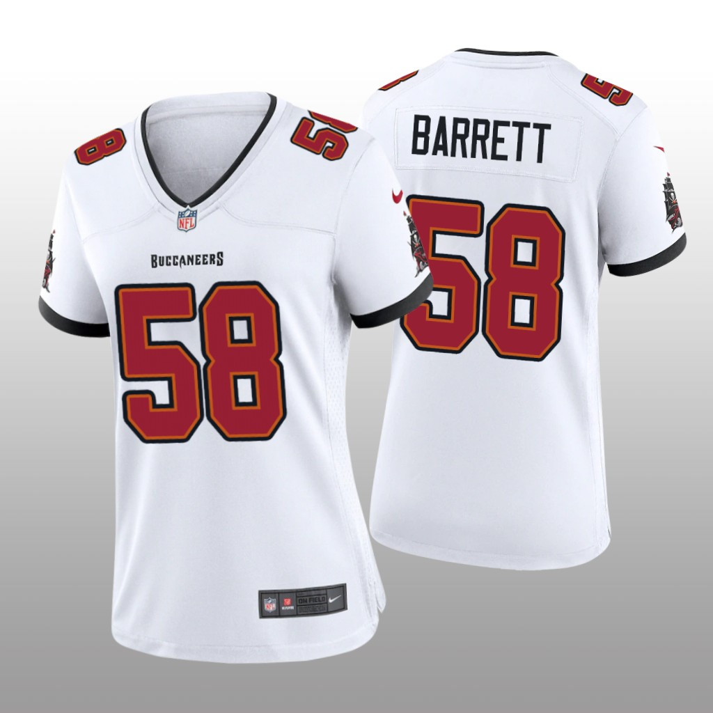 Hunk Wear - Tampa Bay Buccaneers Shaquil Barrett White Jersey Game - Women's