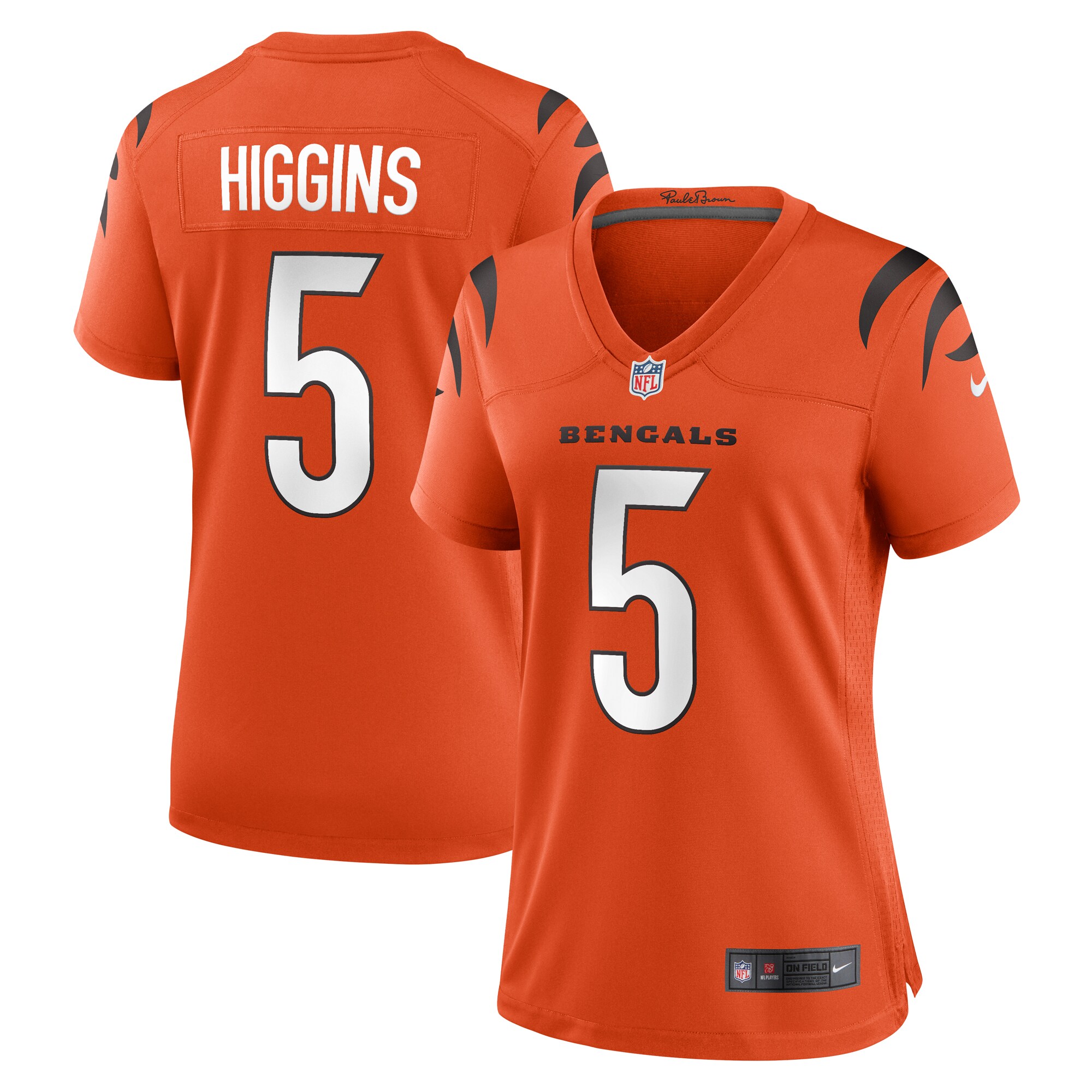 Hunk Wear - Tee Higgins Cincinnati Bengals Nike Womenâ€™s Alternate Game Player Jersey ' Orange