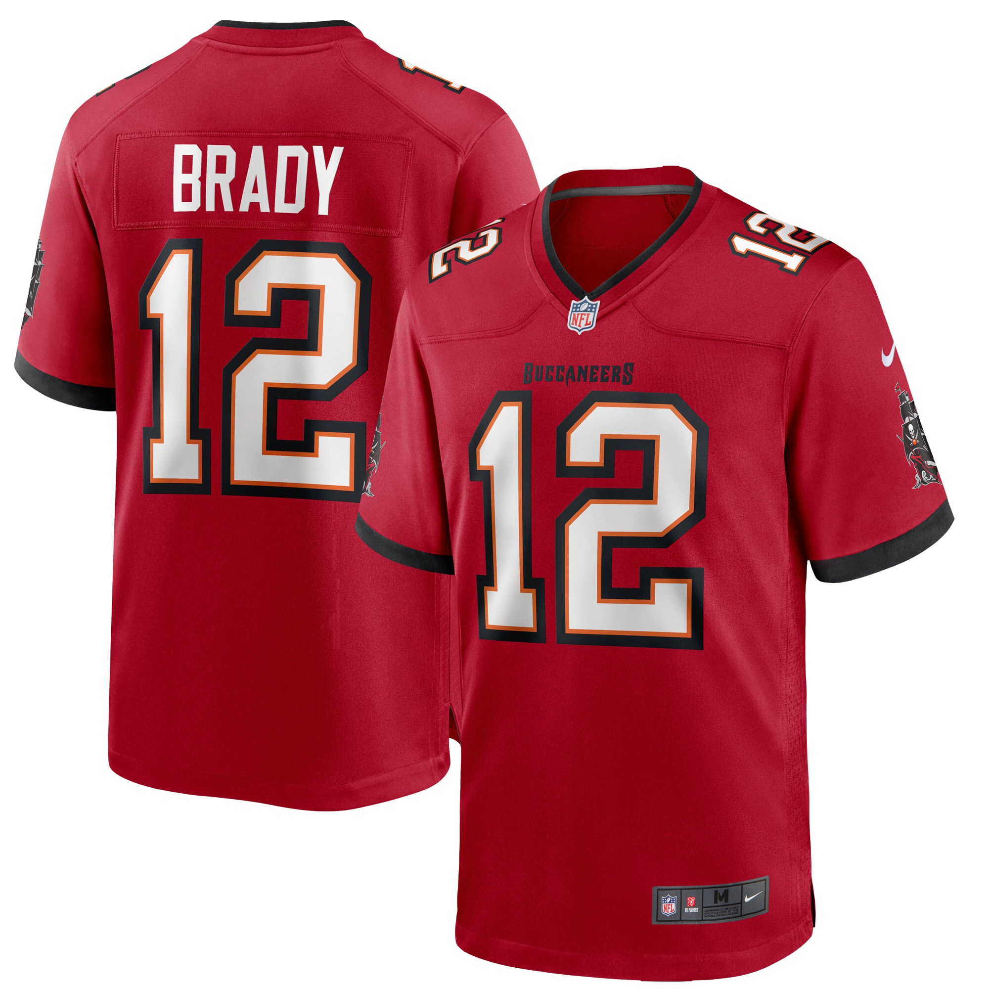 Hunk Wear - Tom Brady Tampa Bay Buccaneers Nike Game Jersey ' Red