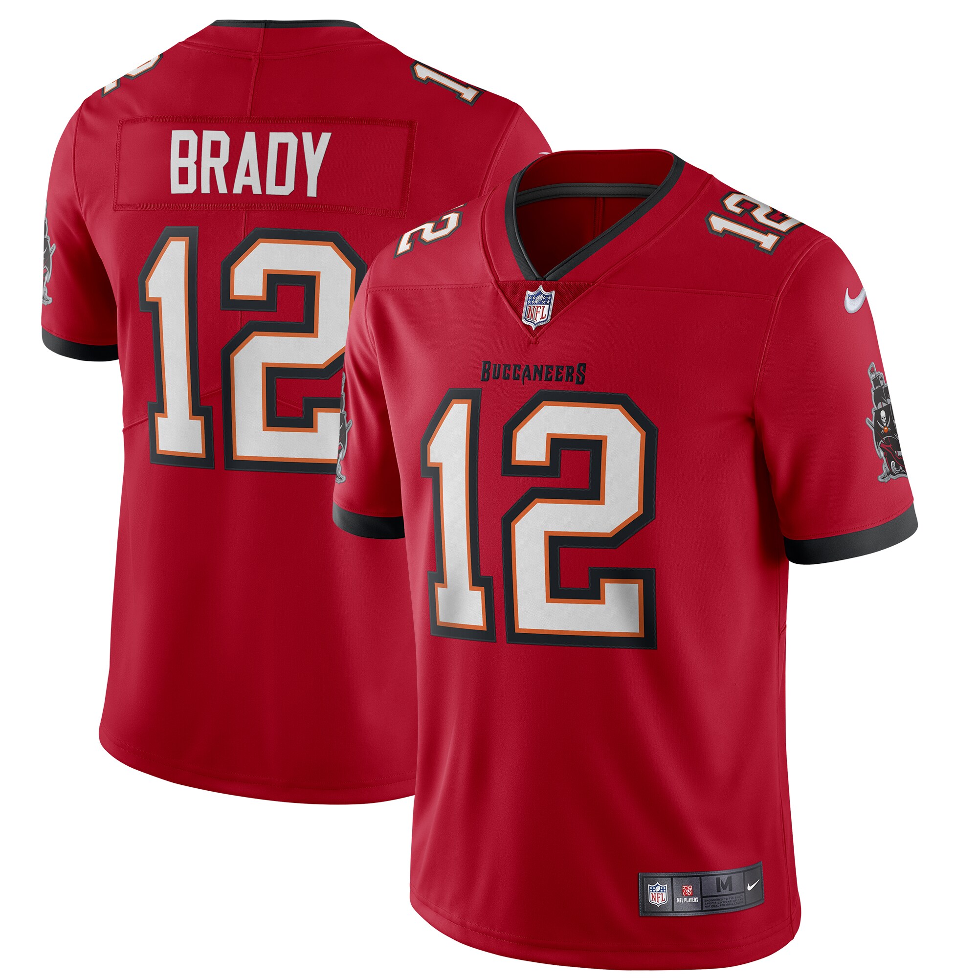 Hunk Wear - Tom Brady Tampa Bay Buccaneers Nike Vapor Limited Jersey ' Red
