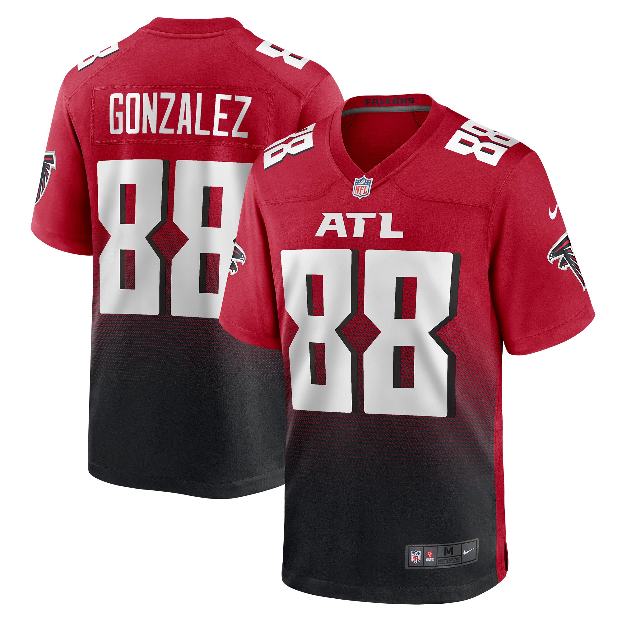 Hunk Wear - Tony Gonzalez Atlanta Falcons Nike Retired Player Alternate Game Jersey ' Red