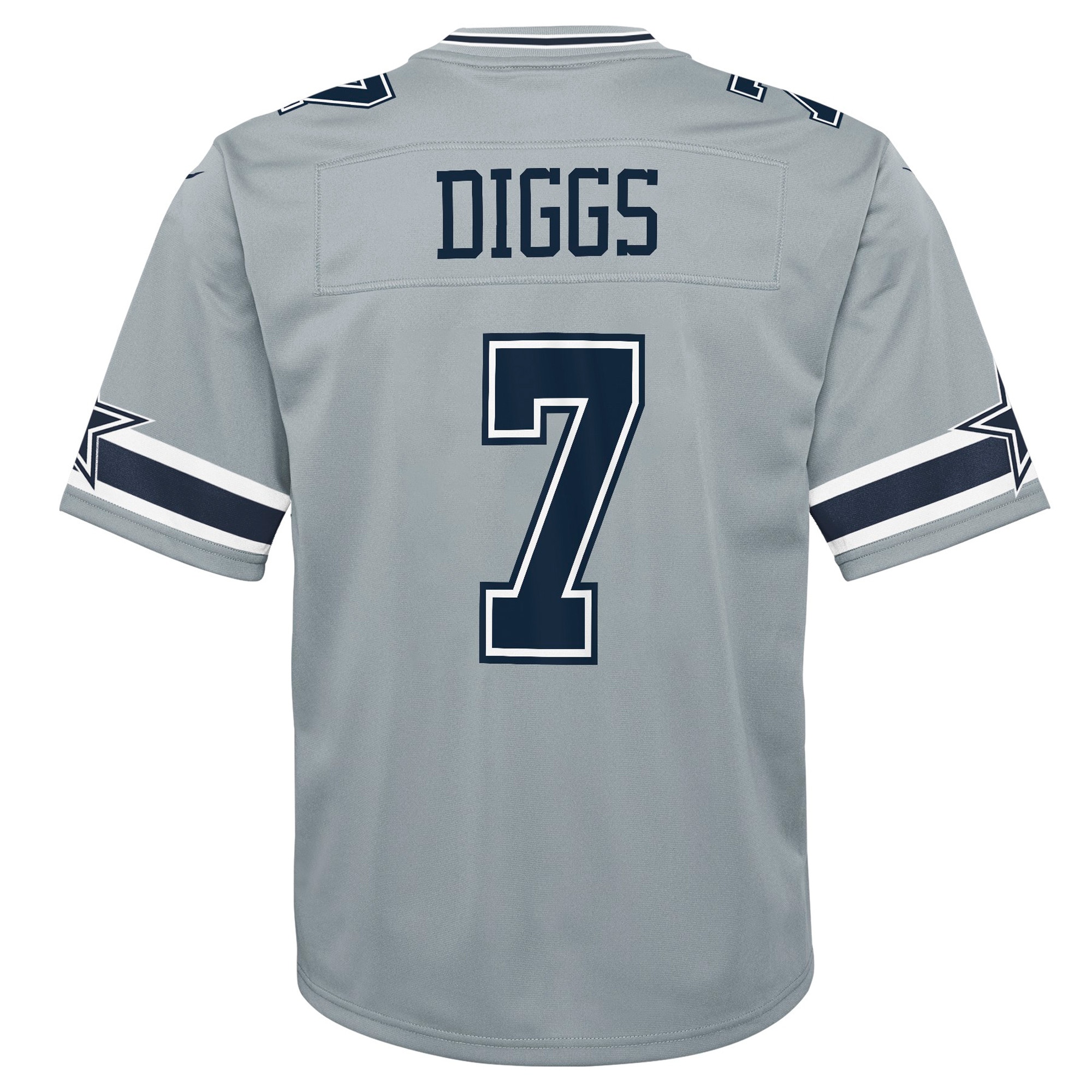 Hunk Wear - Trevon Diggs Dallas Cowboys Nike Youth Inverted Game Jersey – Silver