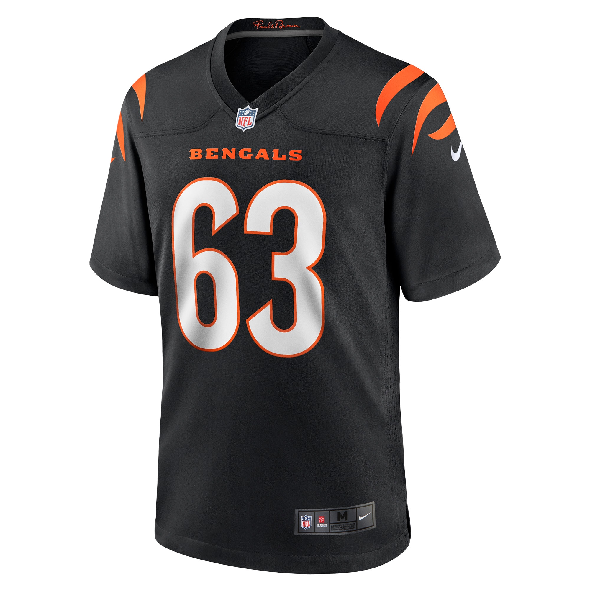 Hunk Wear - Trey Hill Cincinnati Bengals Nike Game Jersey Black