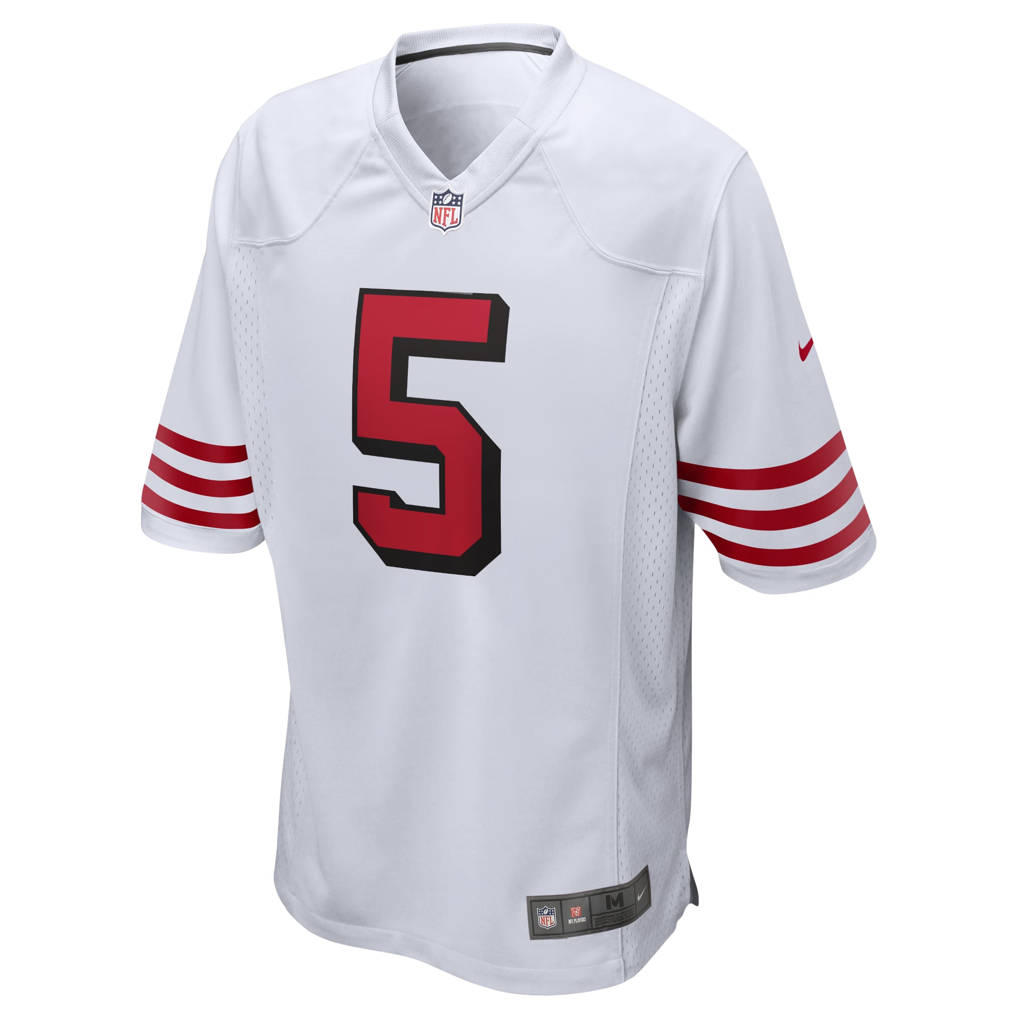 Hunk Wear - Trey Lance San Francisco 49Ers Nike Alternate Game Jersey White