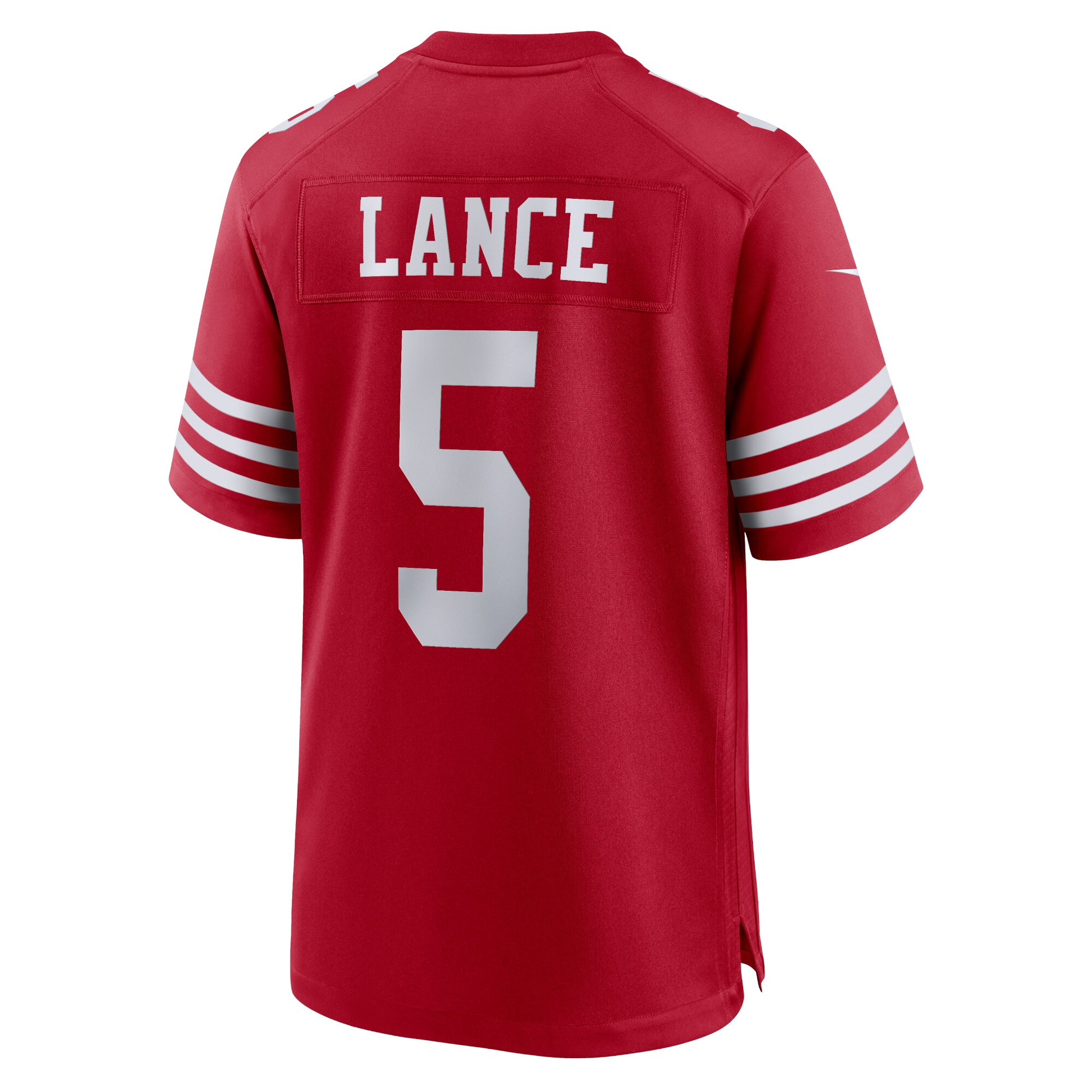 Hunk Wear - Trey Lance San Francisco 49ers Nike Game Player Jersey – Scarlet