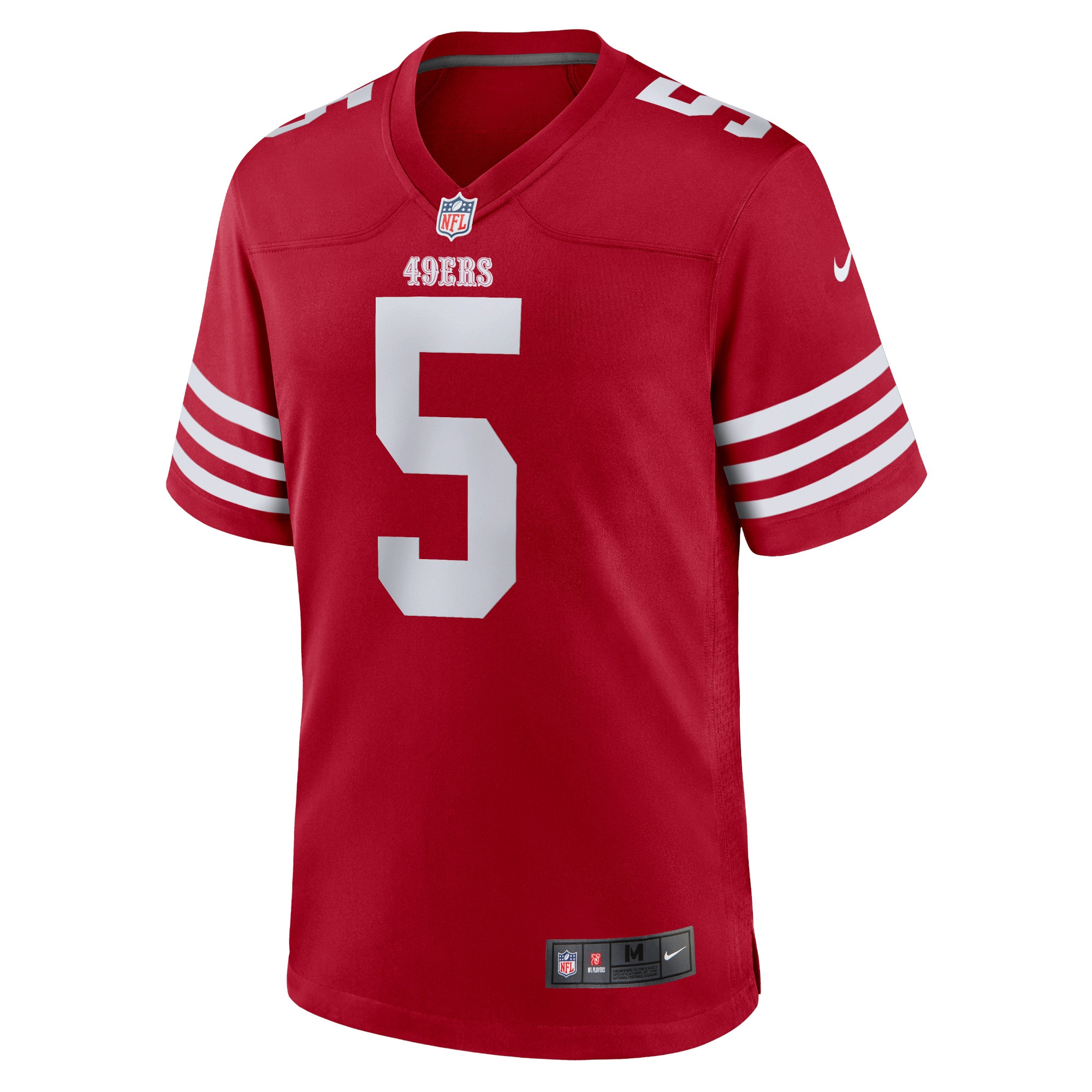 Hunk Wear - Trey Lance San Francisco 49Ers Nike Game Player Jersey Scarlet