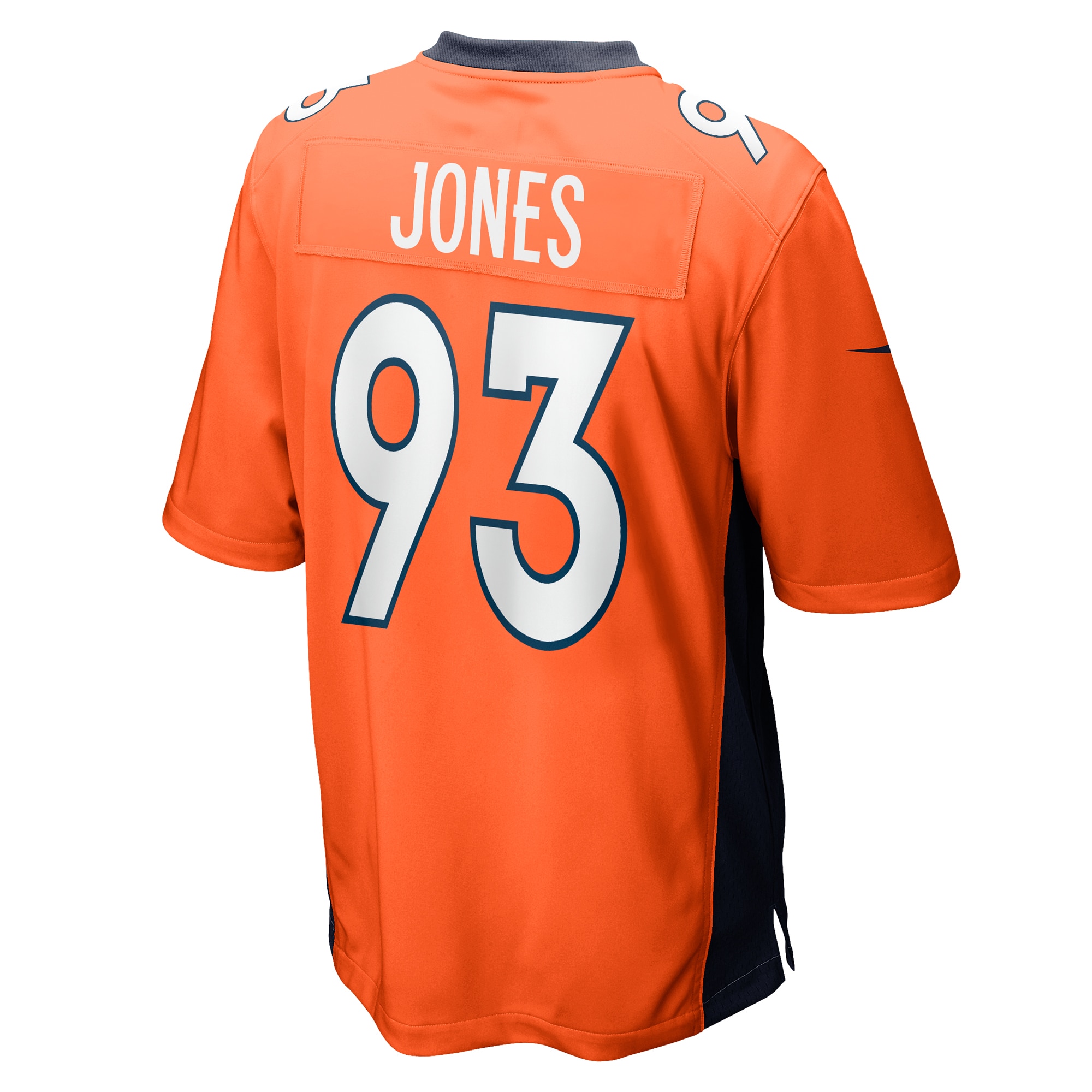 Hunk Wear - Troy Jones Denver Broncos Nike Game Jersey – Orange