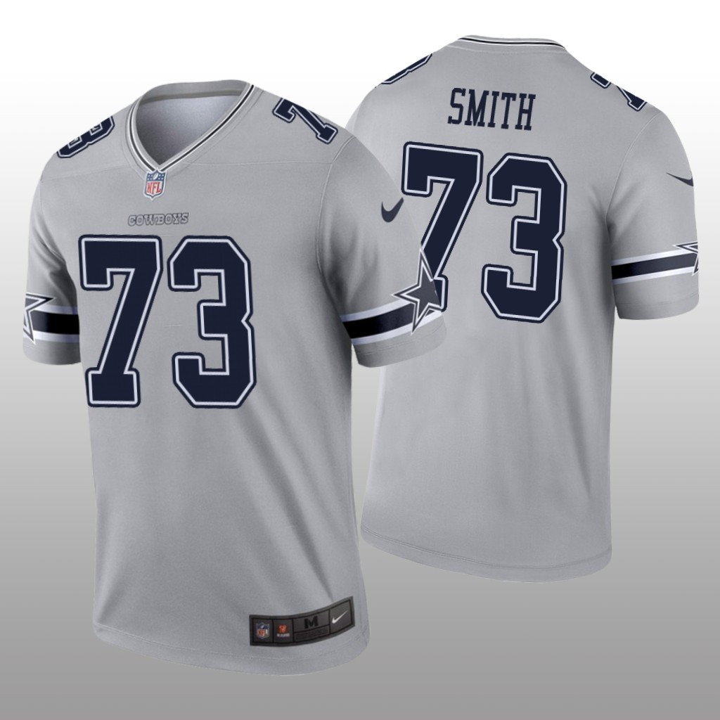Hunk Wear - Tyler Smith Dallas Cowboys Gray Jersey Inverted Legend - Men's