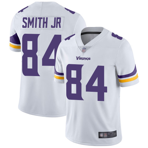 Hunk Wear - Vikings #84 Irv Smith Jr. White Men's Stitched Football Vapor Untouchable Limited Jersey