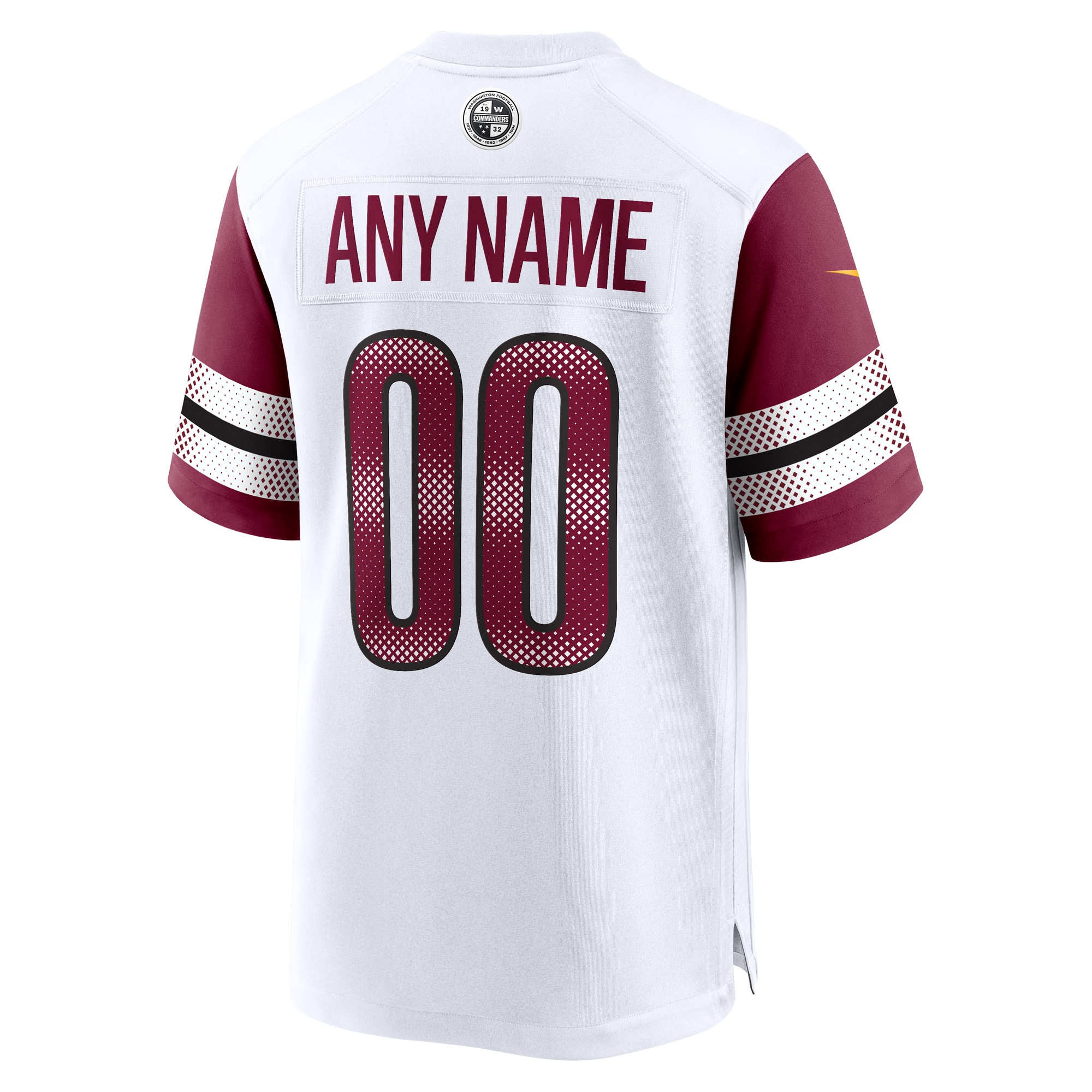 Hunk Wear - Washington Commanders Nike Game Custom Player Jersey White