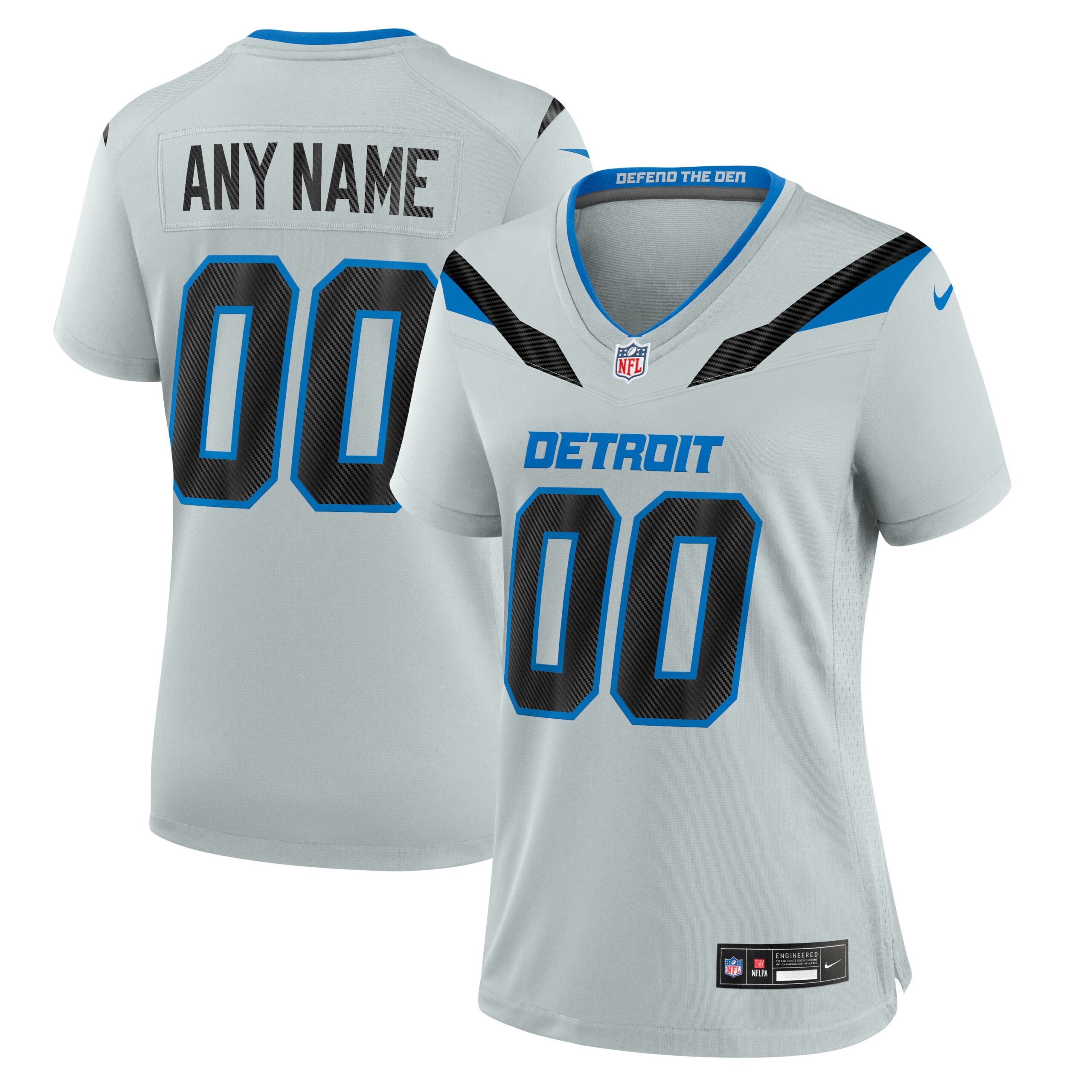 Hunk Wear - Womenâ€™s Detroit Lions 2026 Rivalries Vapor Limited Custom Jersey ' All Stitched
