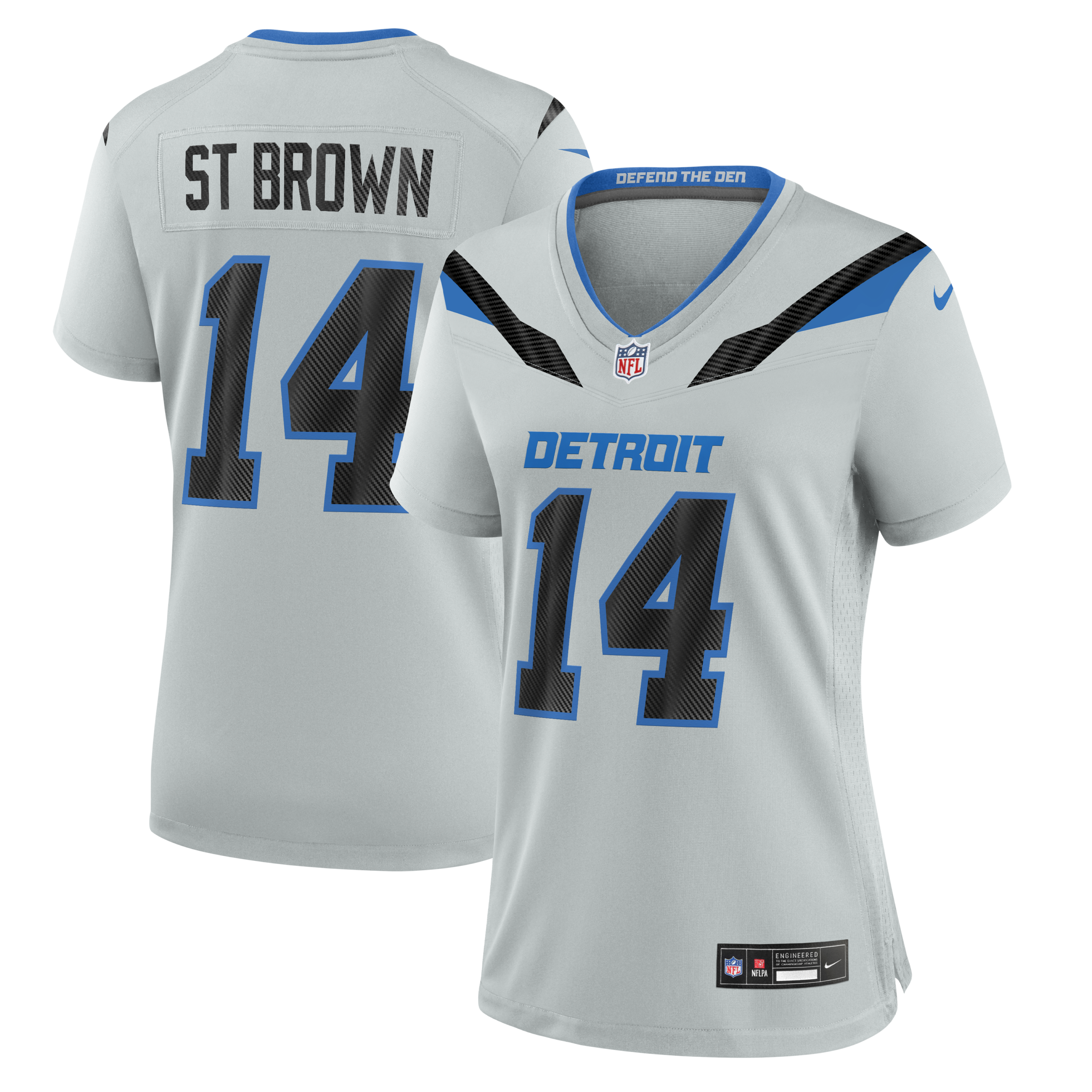 Hunk Wear - Womenâ€™s Detroit Lions Amon-Ra St. Brown 2026 Rivalries Vapor Limited Jersey ' All Stitched