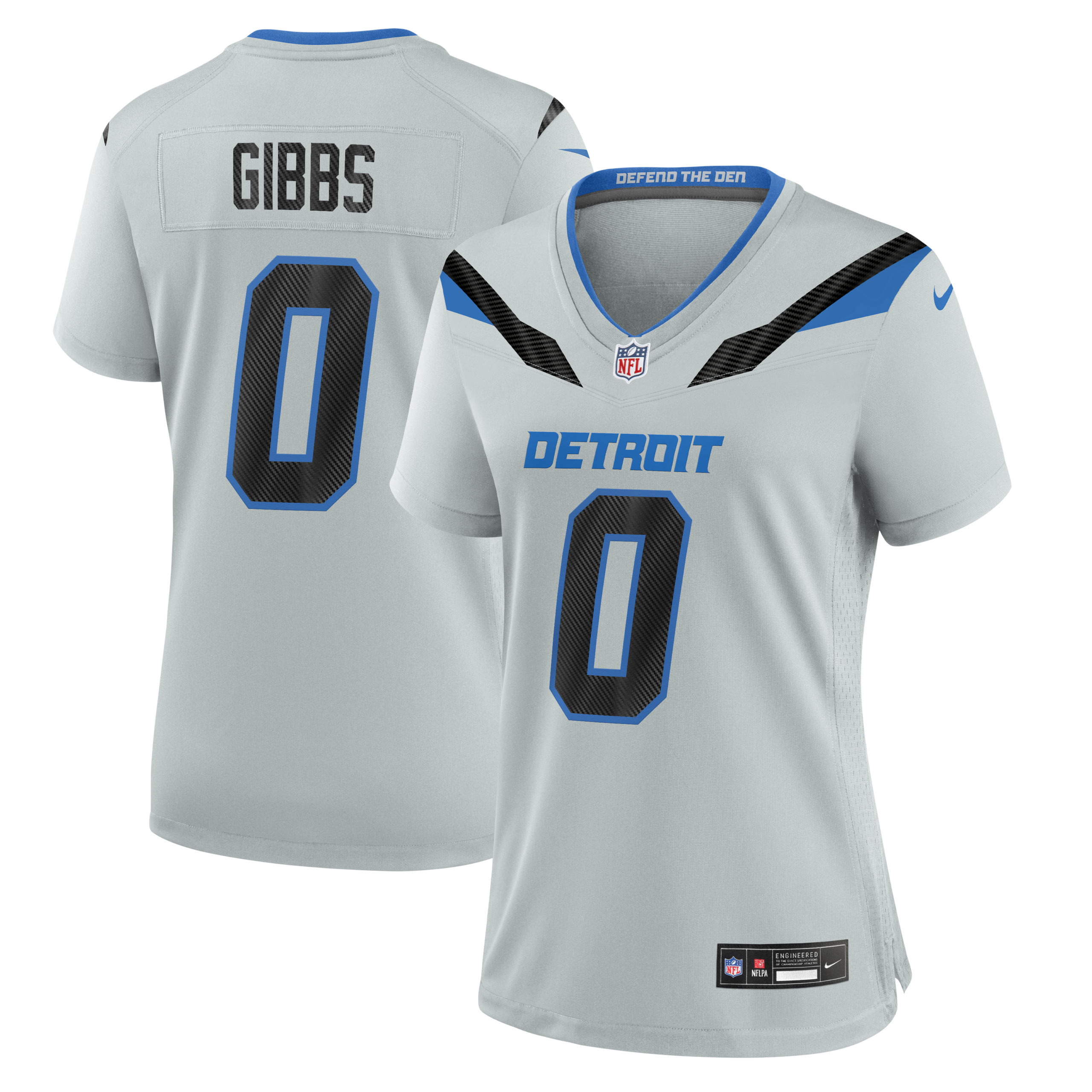 Hunk Wear - Womenâ€™s Detroit Lions Jahmyr Gibbs 2026 Rivalries Vapor Limited Jersey ' All Stitched