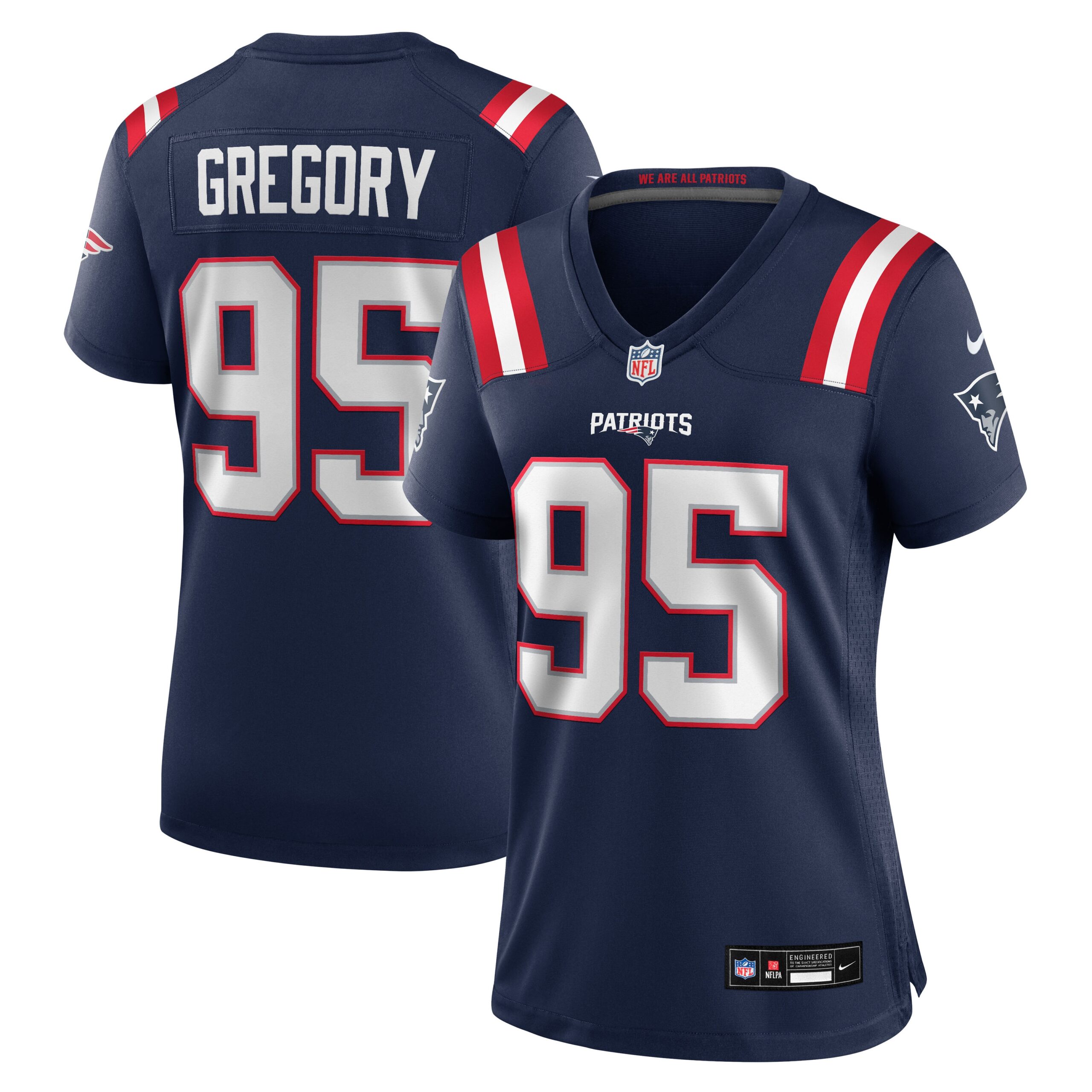 Hunk Wear - Womenâ€™s New England Patriots Eric Gregory Vapor Limited Jersey ' Navy