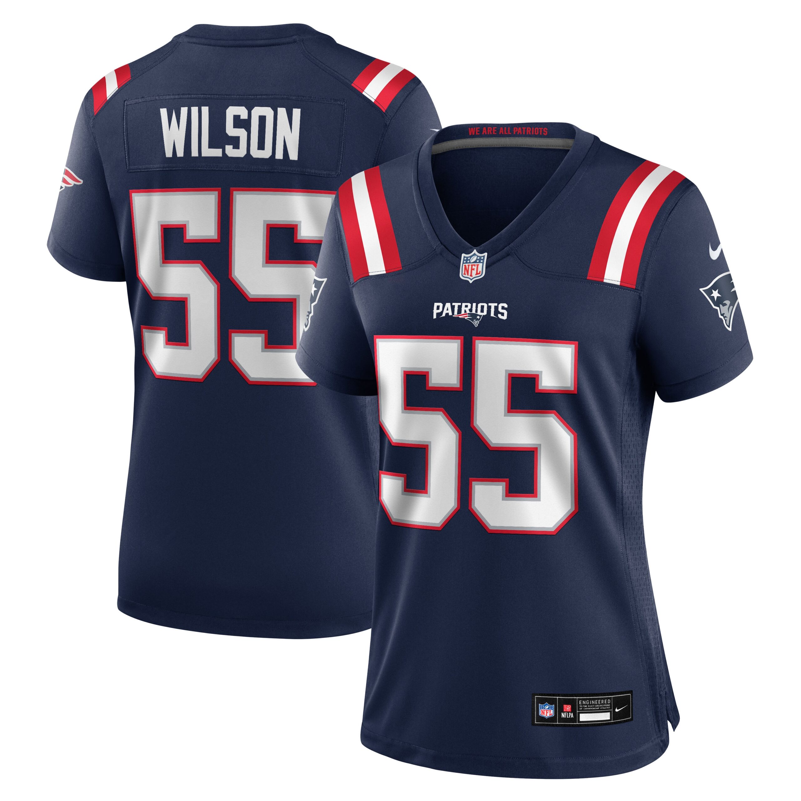 Hunk Wear - Womenâ€™s New England Patriots Jared Wilson Vapor Limited Jersey ' Navy