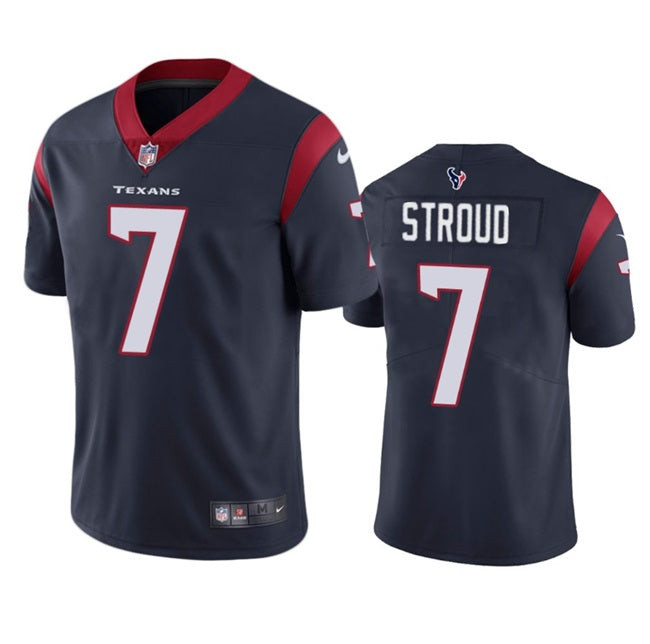 Hunk Wear - Youth Houston Texans #7 CJ Stroud Navy Vapor Untouchable Limited Stitched Football Jersey