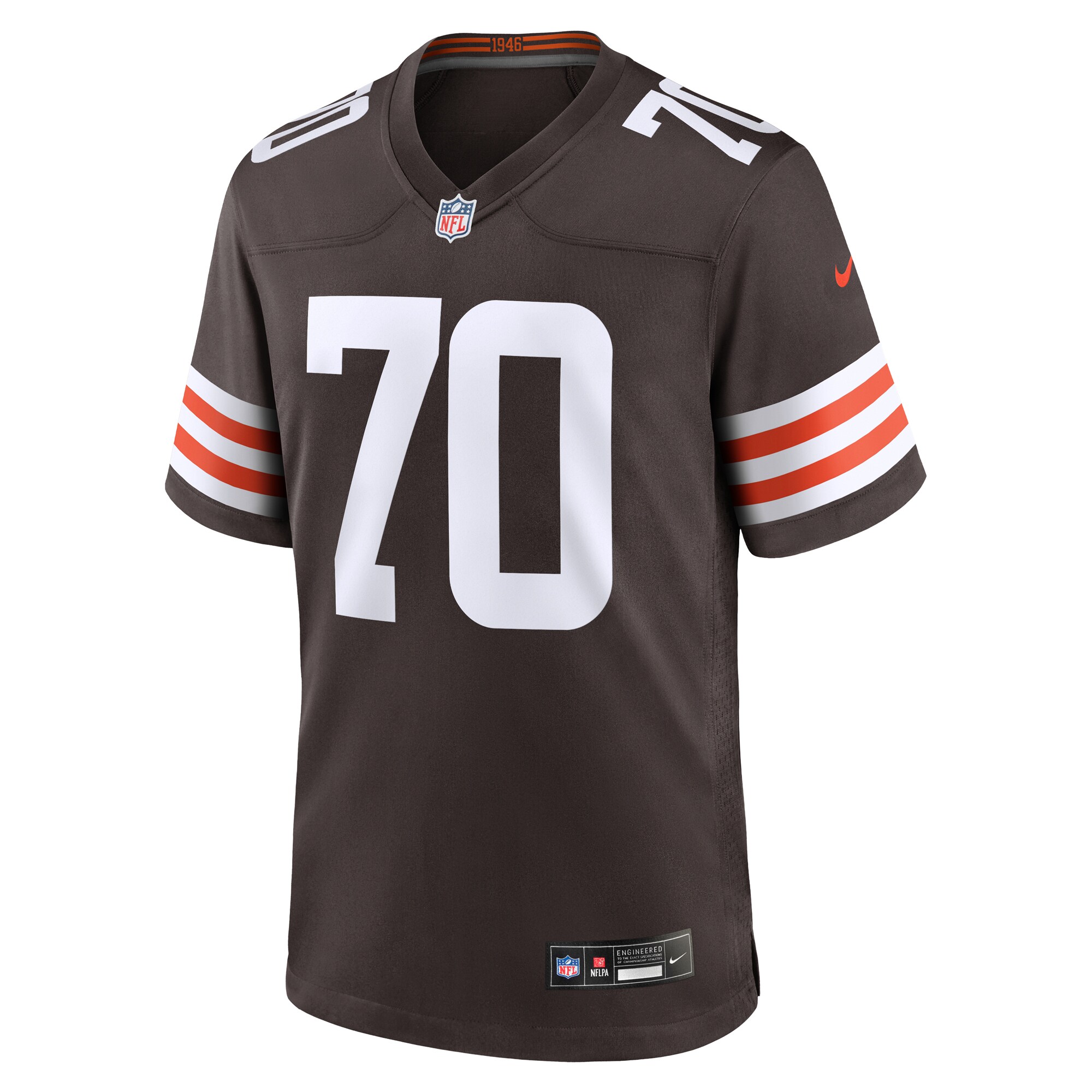 Hunk Wear - Zak Zinter Cleveland Browns Nike Team Game Jersey – Brown