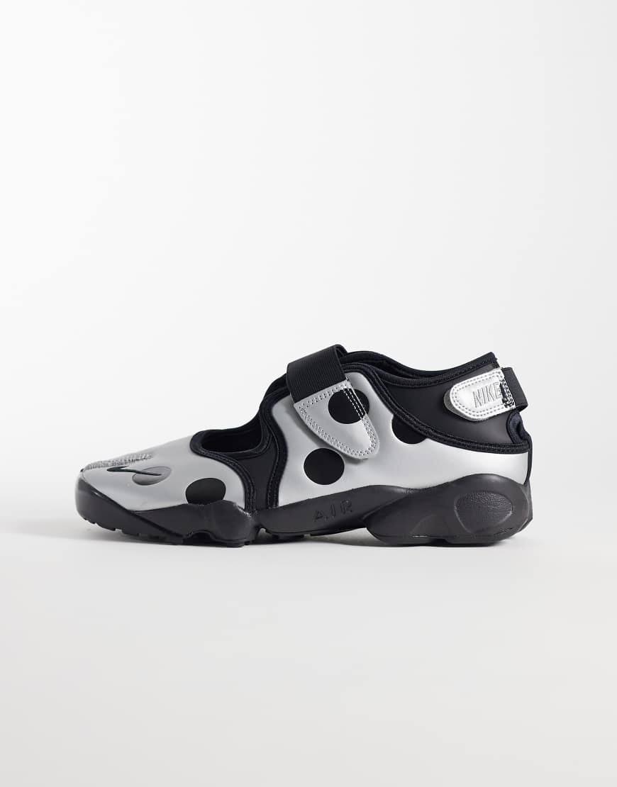 Nike - Air Rift Sneakers - Women - Rubber_Leather - Womens 5_ Mens 3.5 US - Black