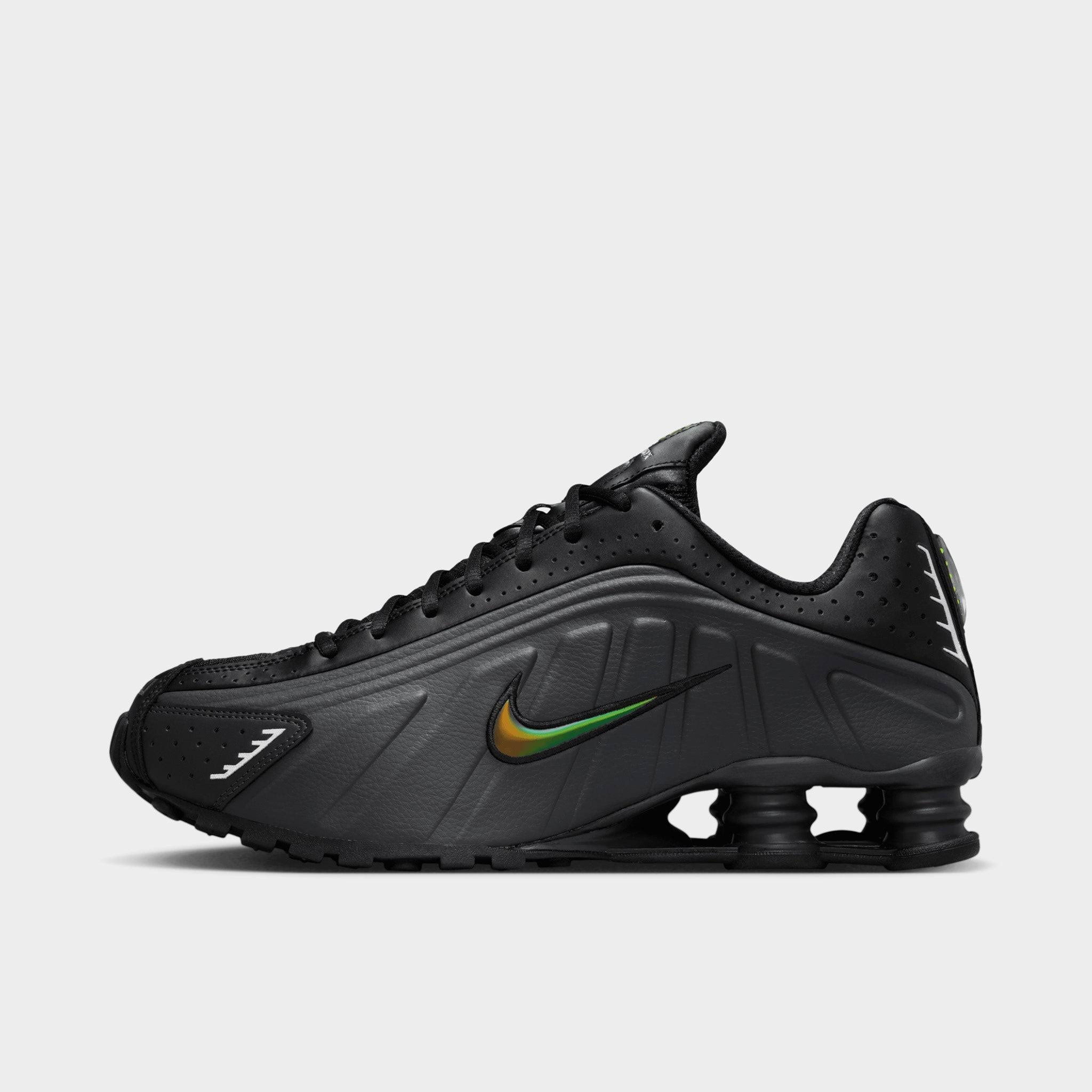 Nike Men's Shox R4 Casual Shoes Anthracite_ _Black