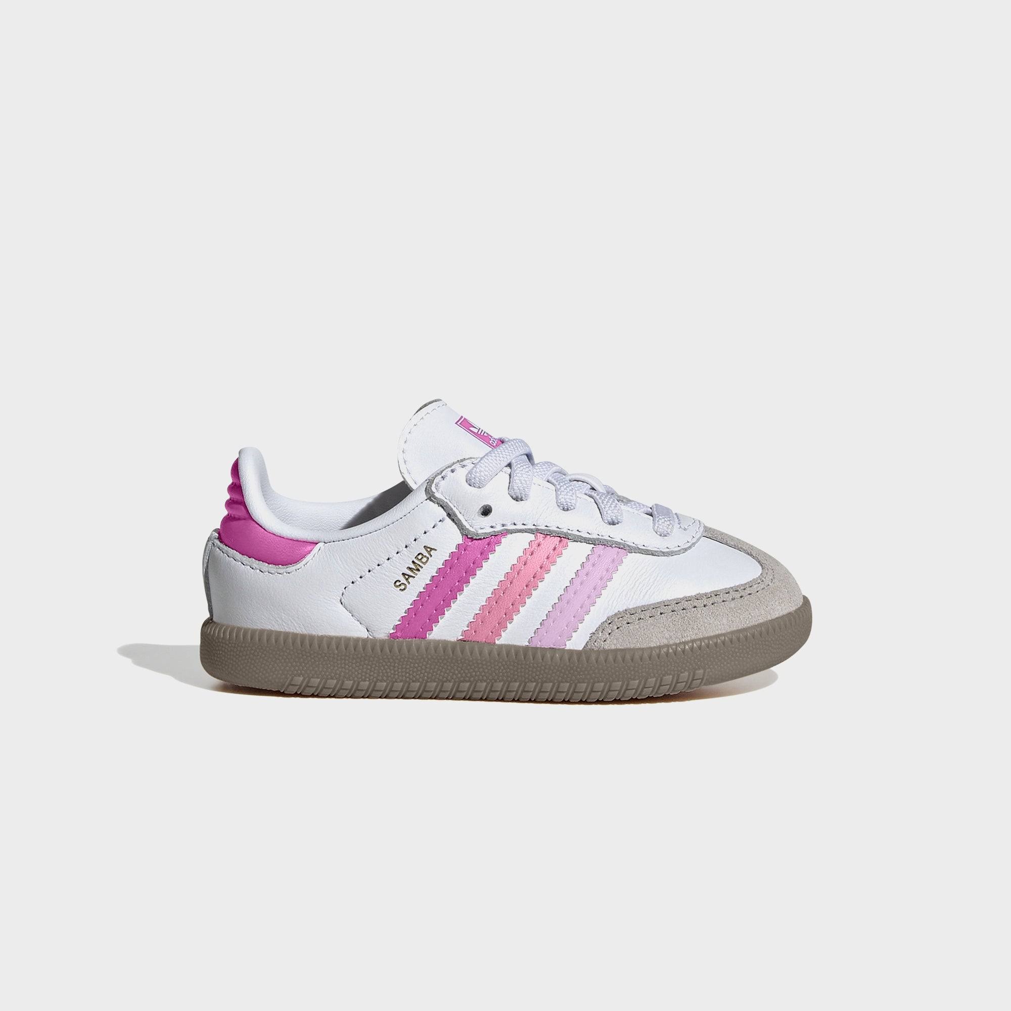 adidas TD Samba OG White _ Orchid Fusion _ Rose Tone Toddler Girls'
