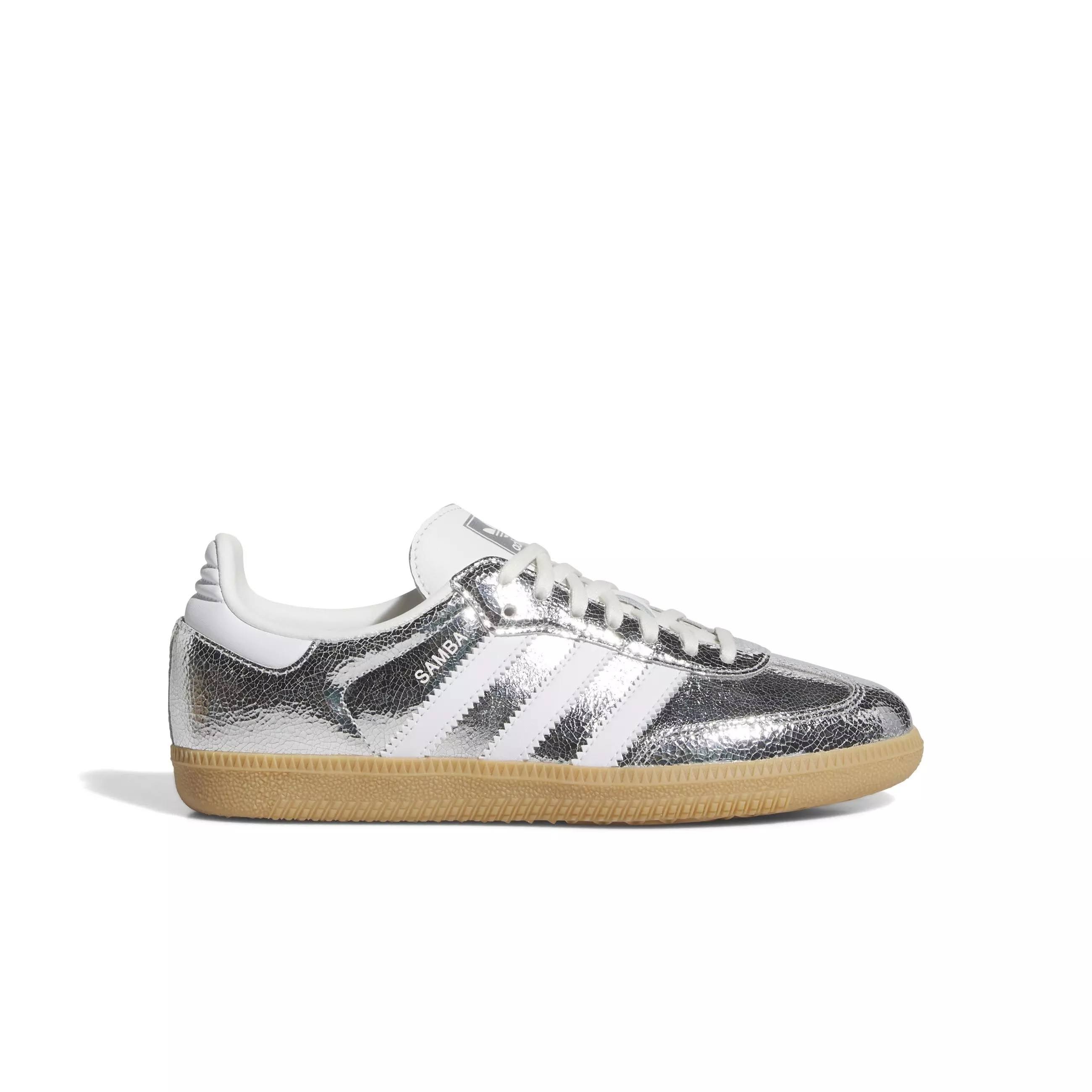 Kid adidas Samba OG Silver Metallic Cloud White