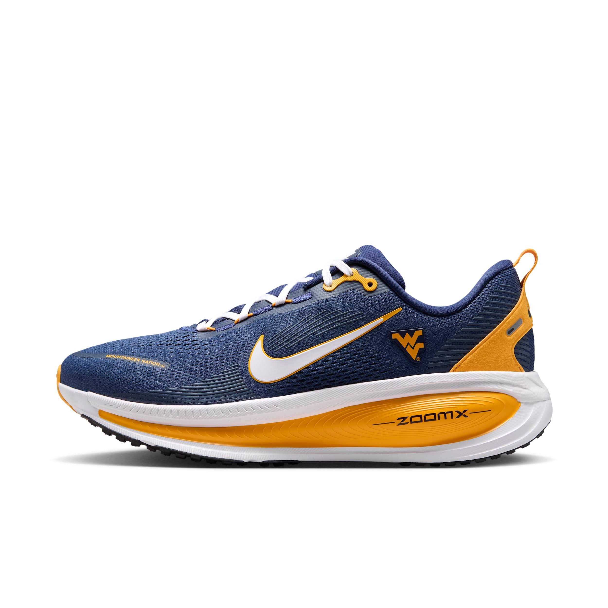 Men's Nike West Virginia Mountaineers Vomero 18 Running Shoes