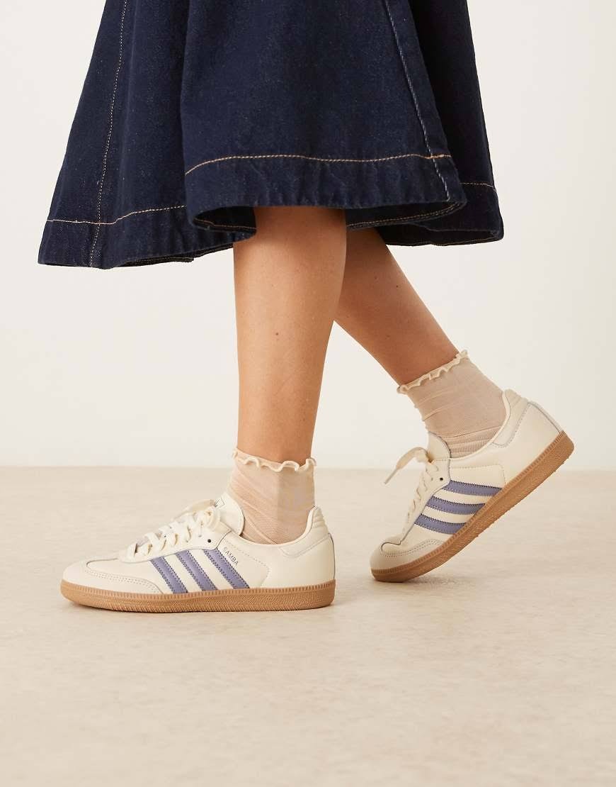 adidas Originals - Samba OG Sneakers - Men - Rubber_Leather - WOMENS 6.5 - MENS 5.5 US - White