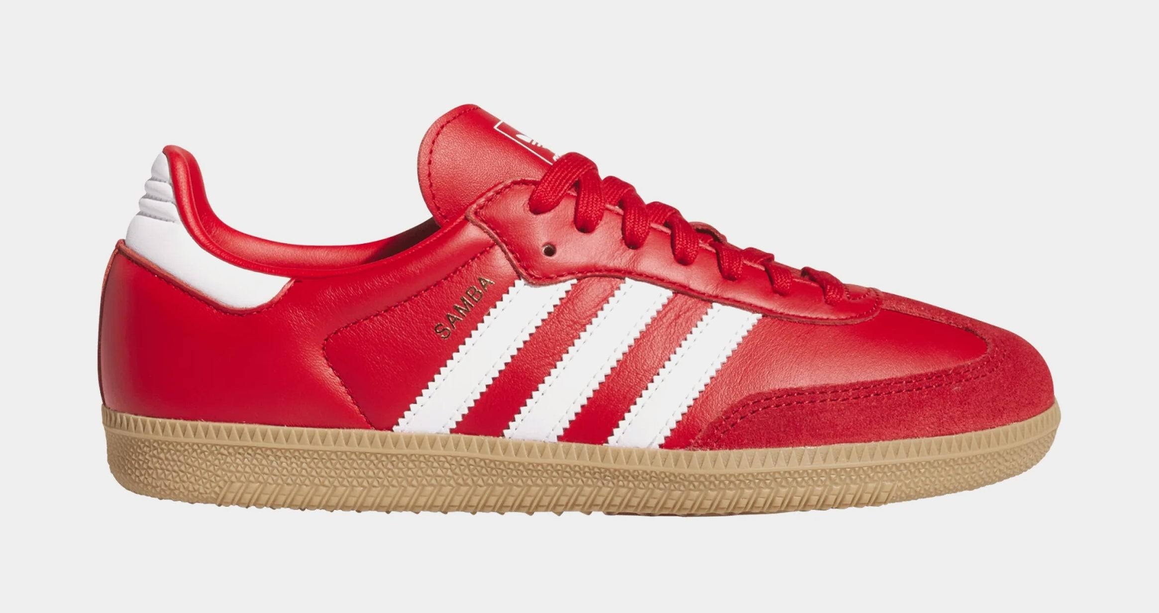 Womens adidas Samba OG 'Better Scarlet White Gold