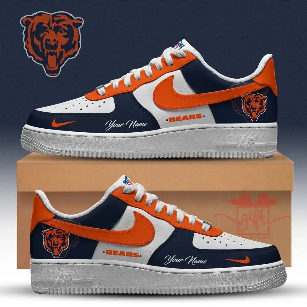 NFL Custom Chicago Bears New 2026 Version Nike Air Force 1 Shoes Fashions Shoes