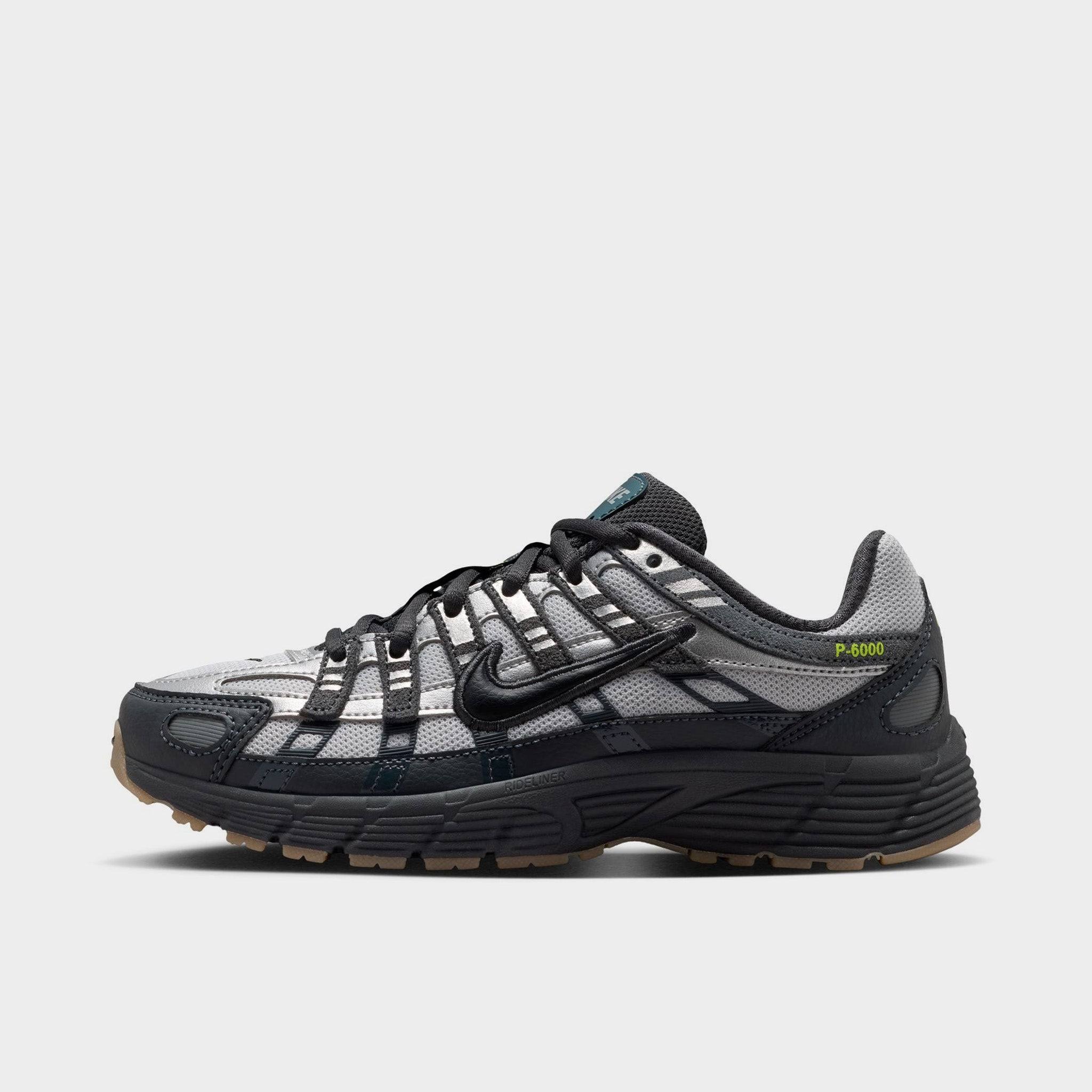 Big Kids' Nike P-6000 Casual Shoes Grey Fog_Black_Anthracite_Volt