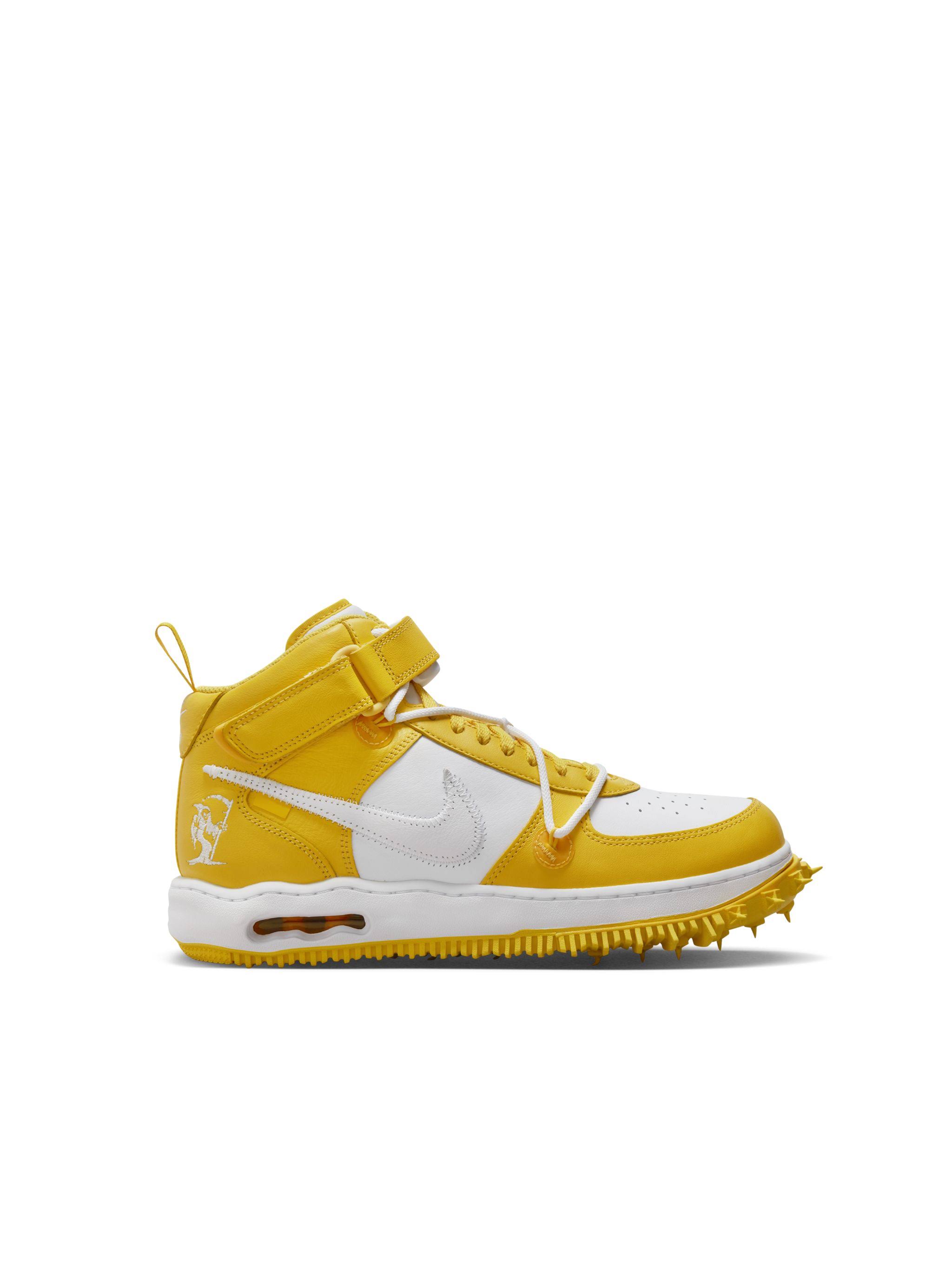 Men s Nike Air Force 1 Mid SP Off-White Varsity Maize