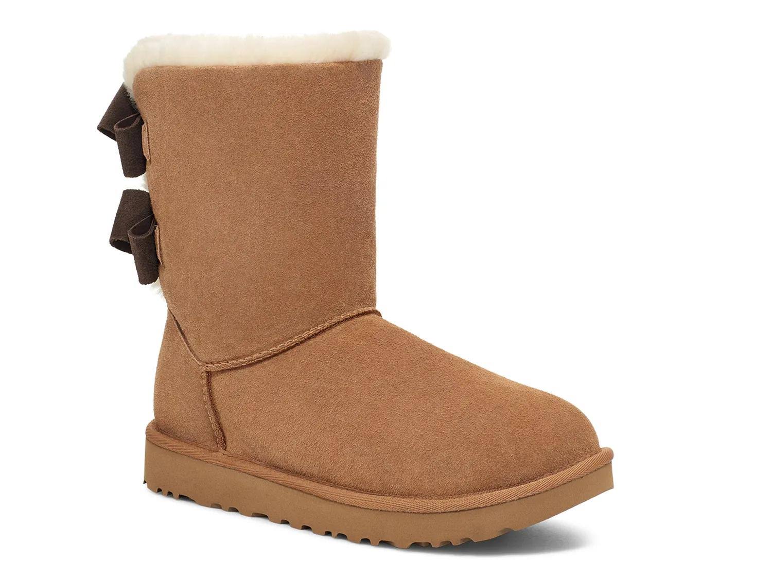 UGG Bailey Suede Bow Boots Women s