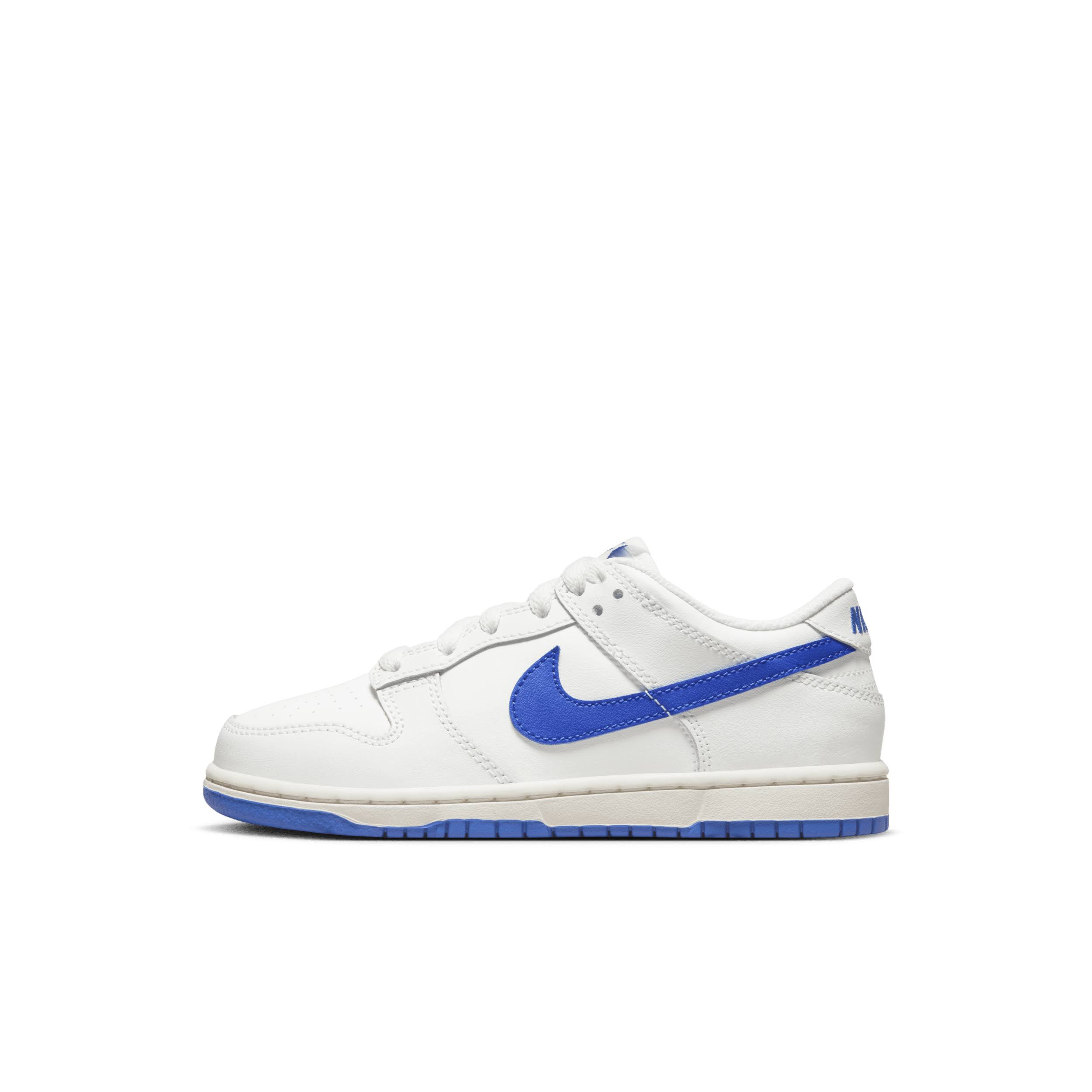 Nike Dunk Low Black White Blue Kid s