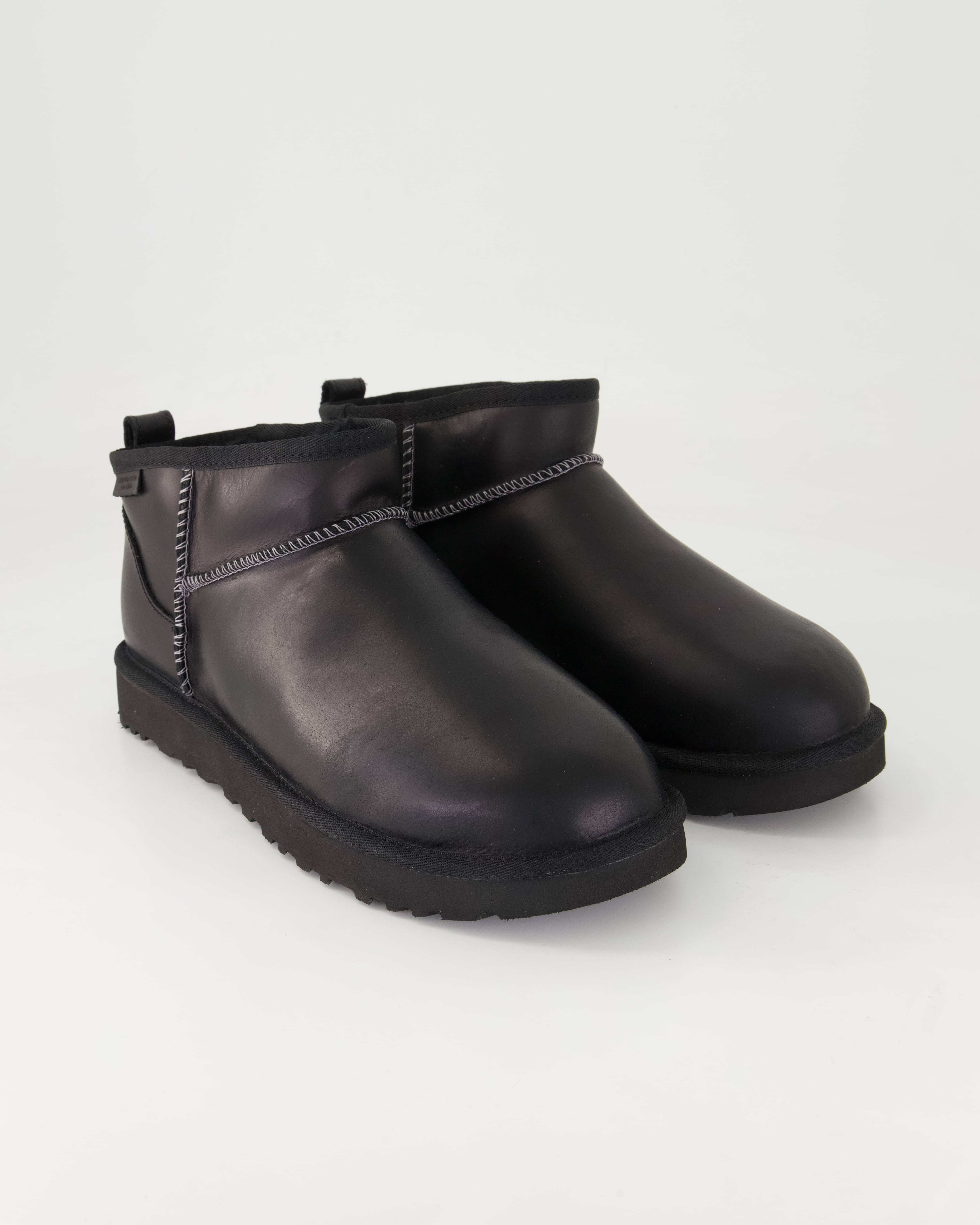 UGG Women s Classic Ultra Mini Leather Regen Boots