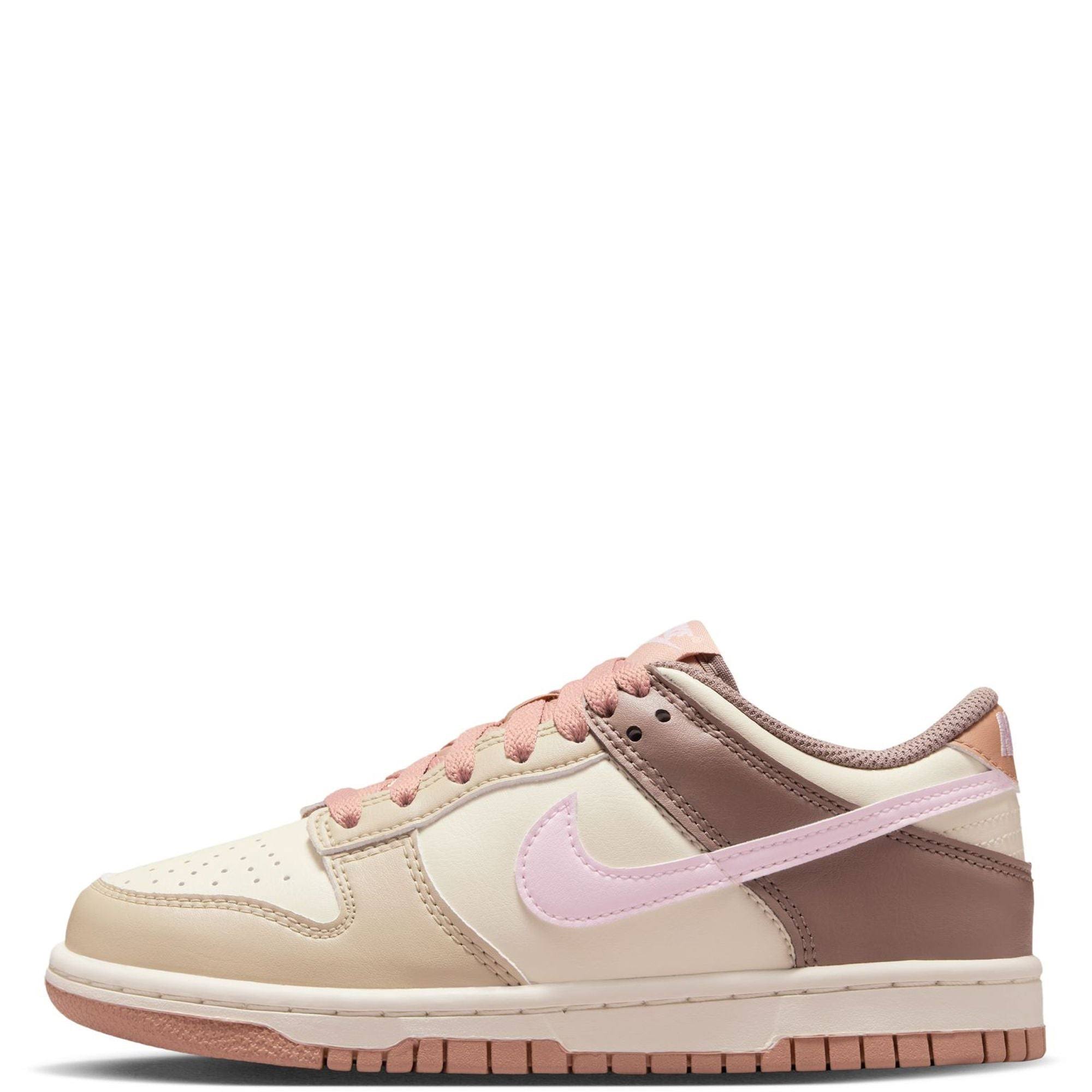 Kids Nike Dunk Low Youth Desert Khaki Coconut Milk