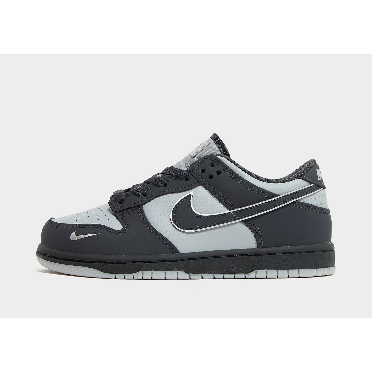 Nike Little Kids Dunk Low Casual Shoes in Anthracite Anthracite Light Smoke Grey