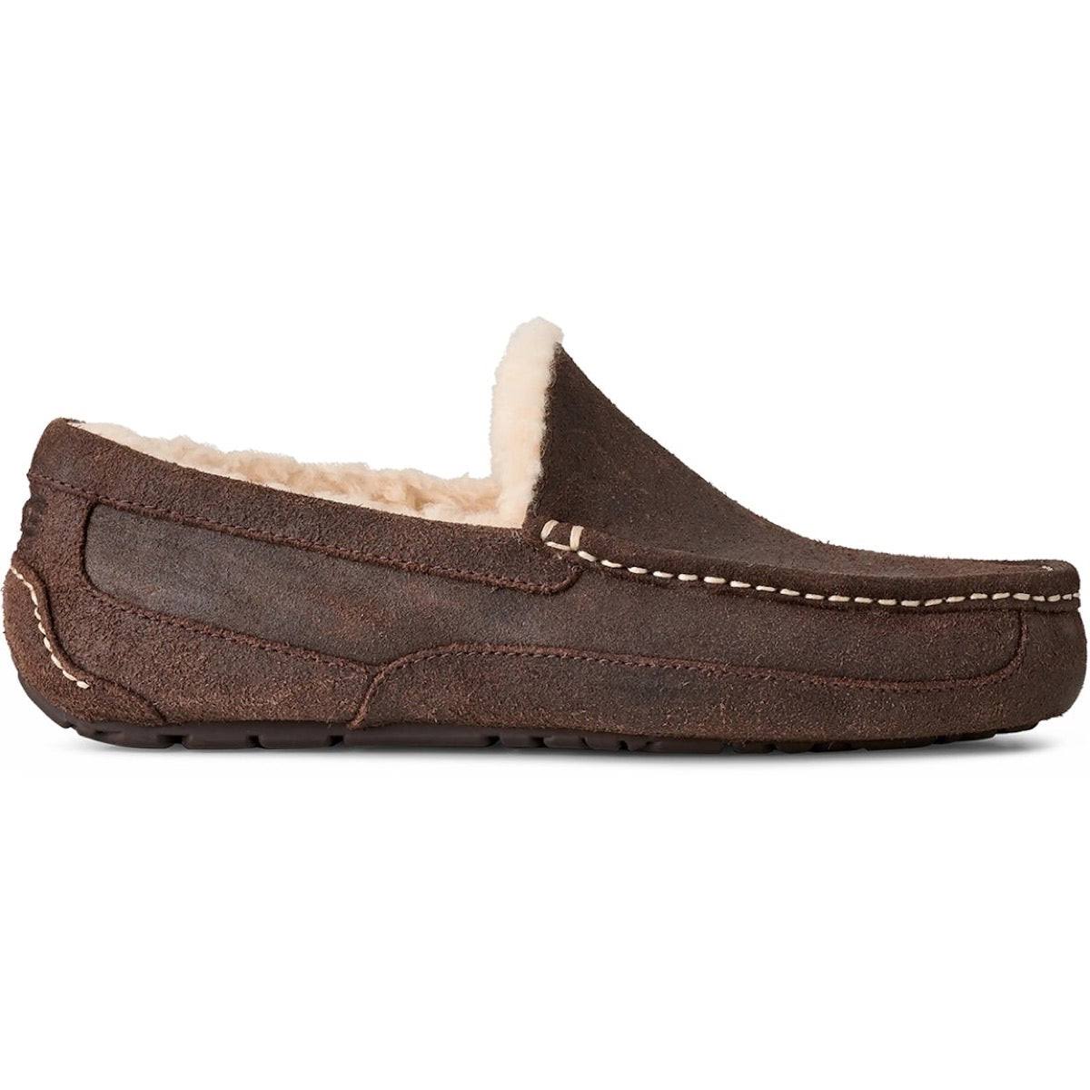 Men s UGG Ascot Leather Distressed Slipper