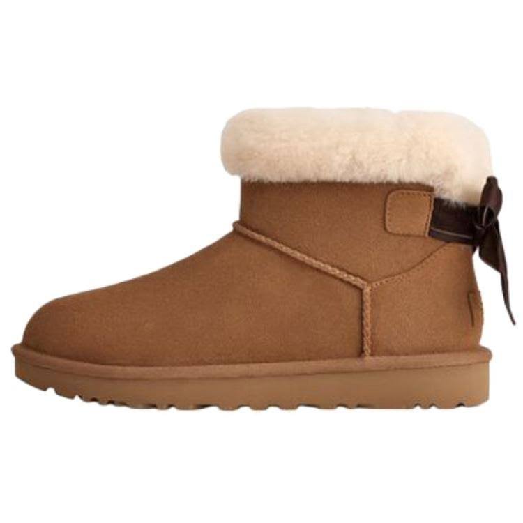 Ugg Women s Mini Bailey Mixed Bow Suede Classic Boots