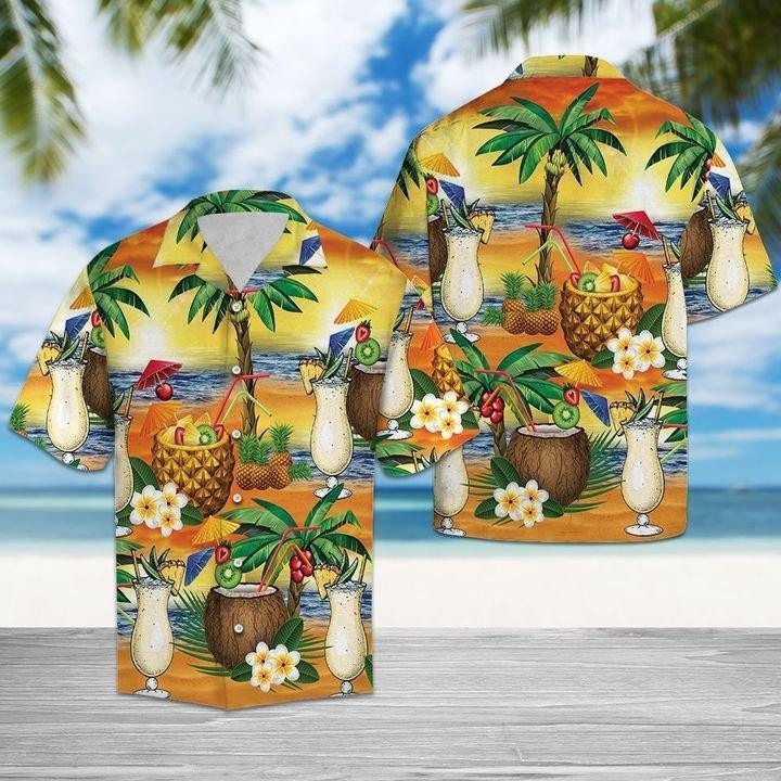 Paradise Pina Colada Hawaiian Shirt