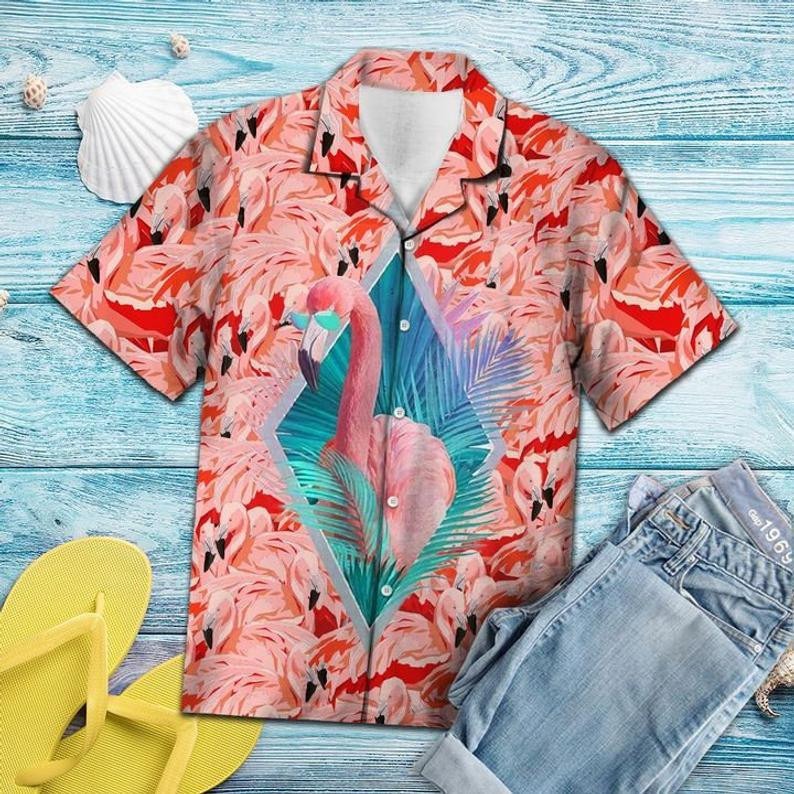 Pink Flamingo Tropical For Men For Women HW5004 Hawaiian Shirt