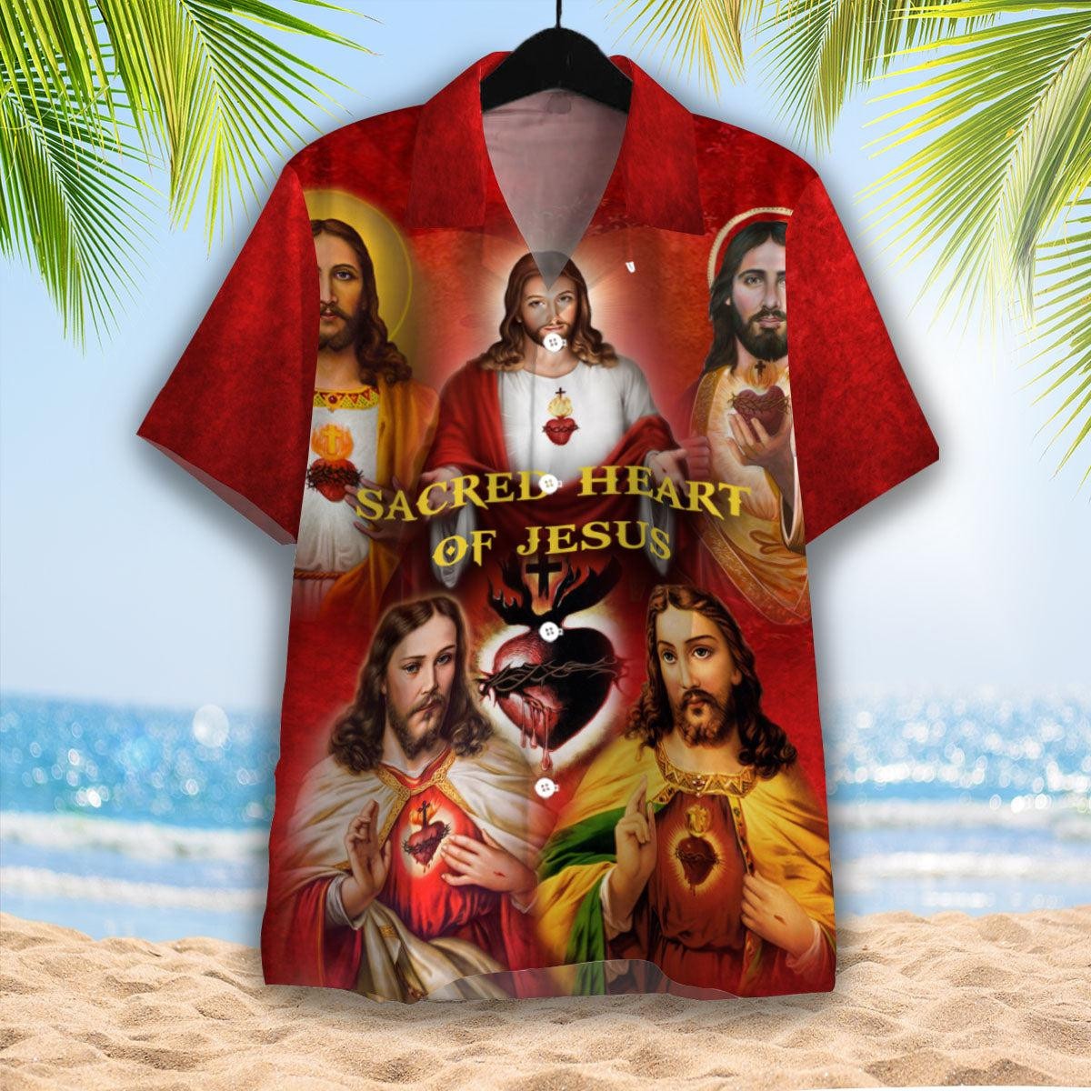 Sacred Heart Of Jesus Hawaiian Shirt